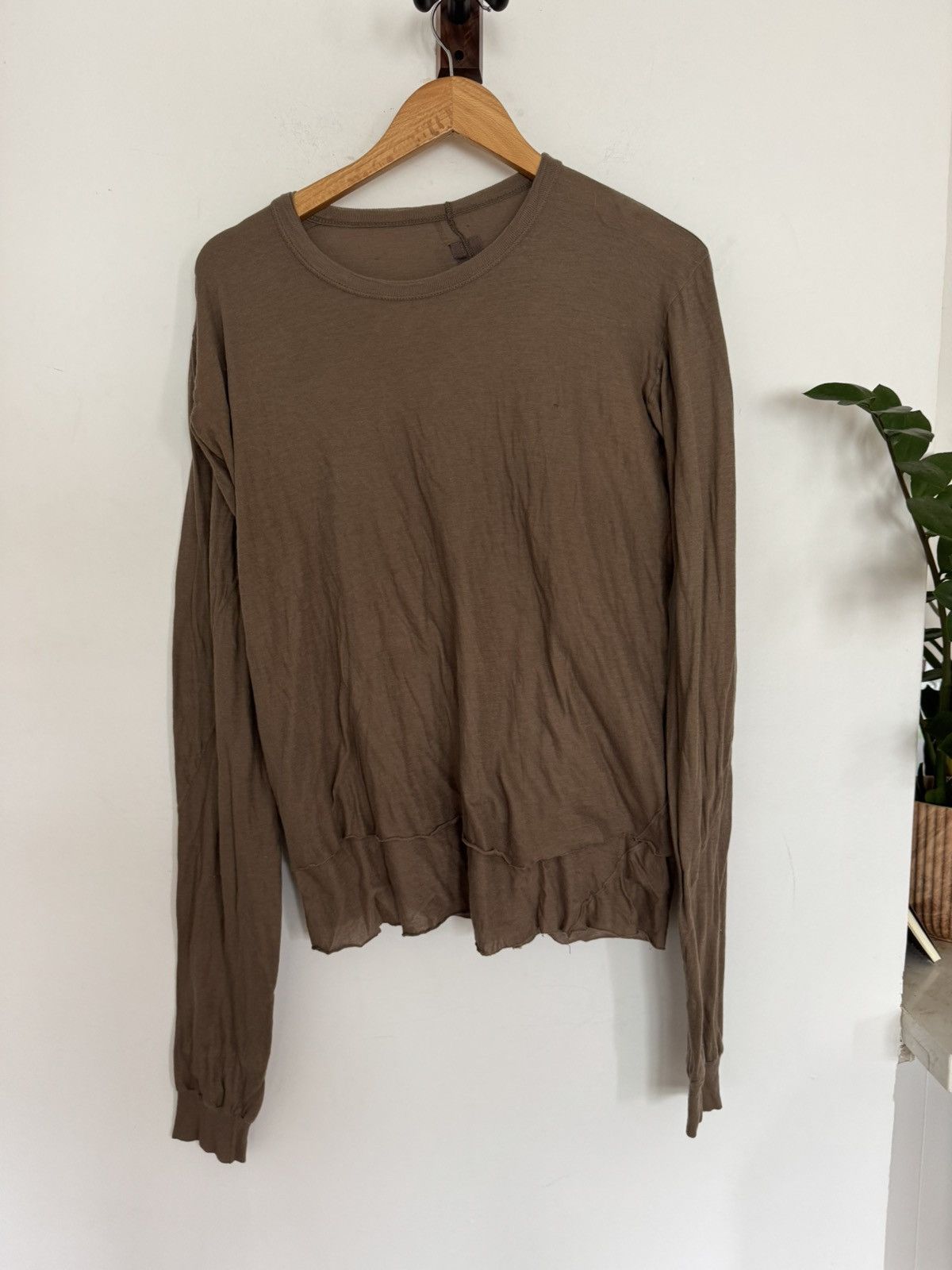 Rick Owens Double Layer Longsleeve Mountain FW12 Size US M / EU 48-50 / 2 - 1 Thumbnail