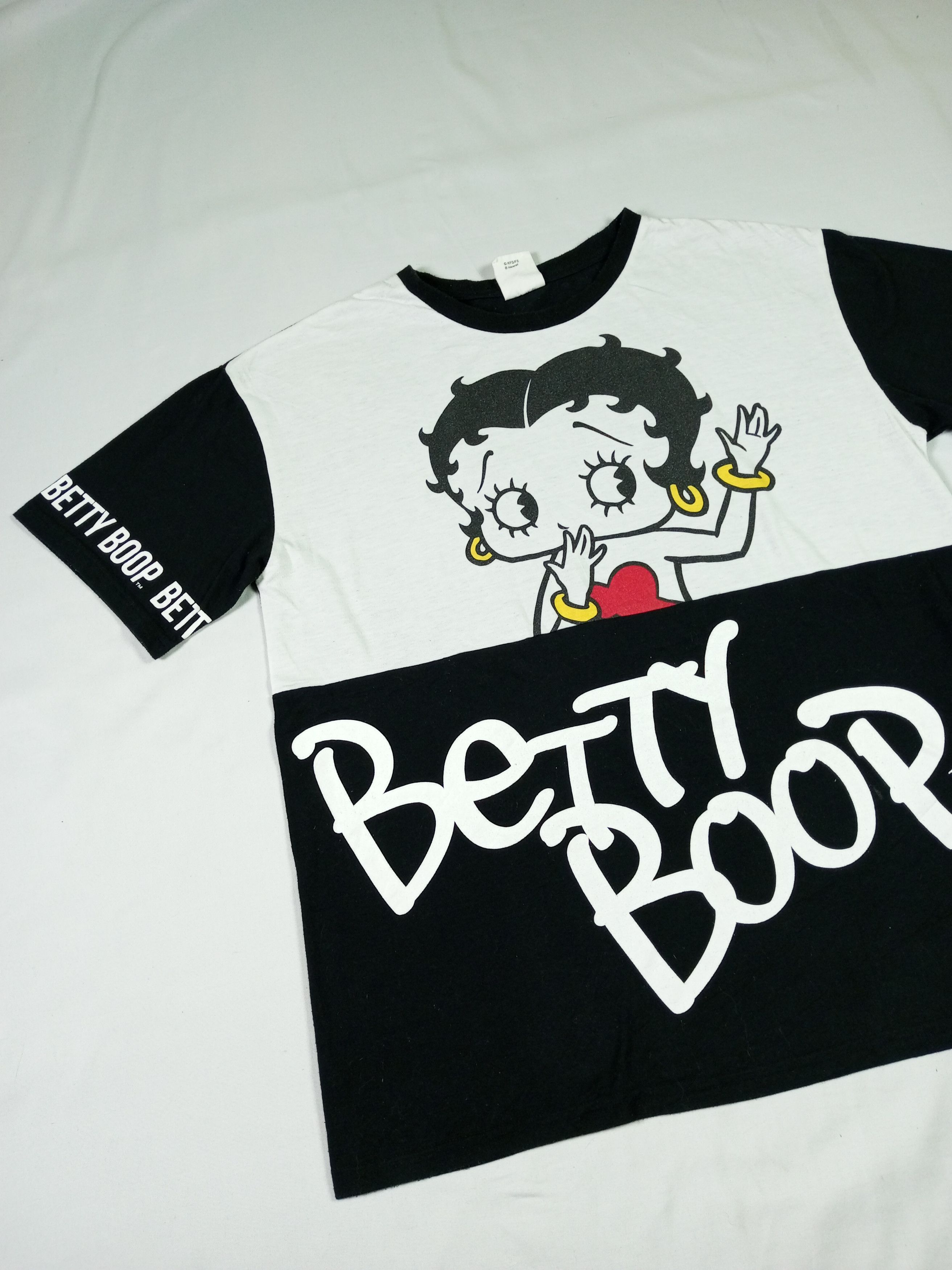 Vintage VINTAGE BETTY BOOP X DENIFITS T-SHIRT Size US L / EU 52-54 / 3 - 3 Thumbnail