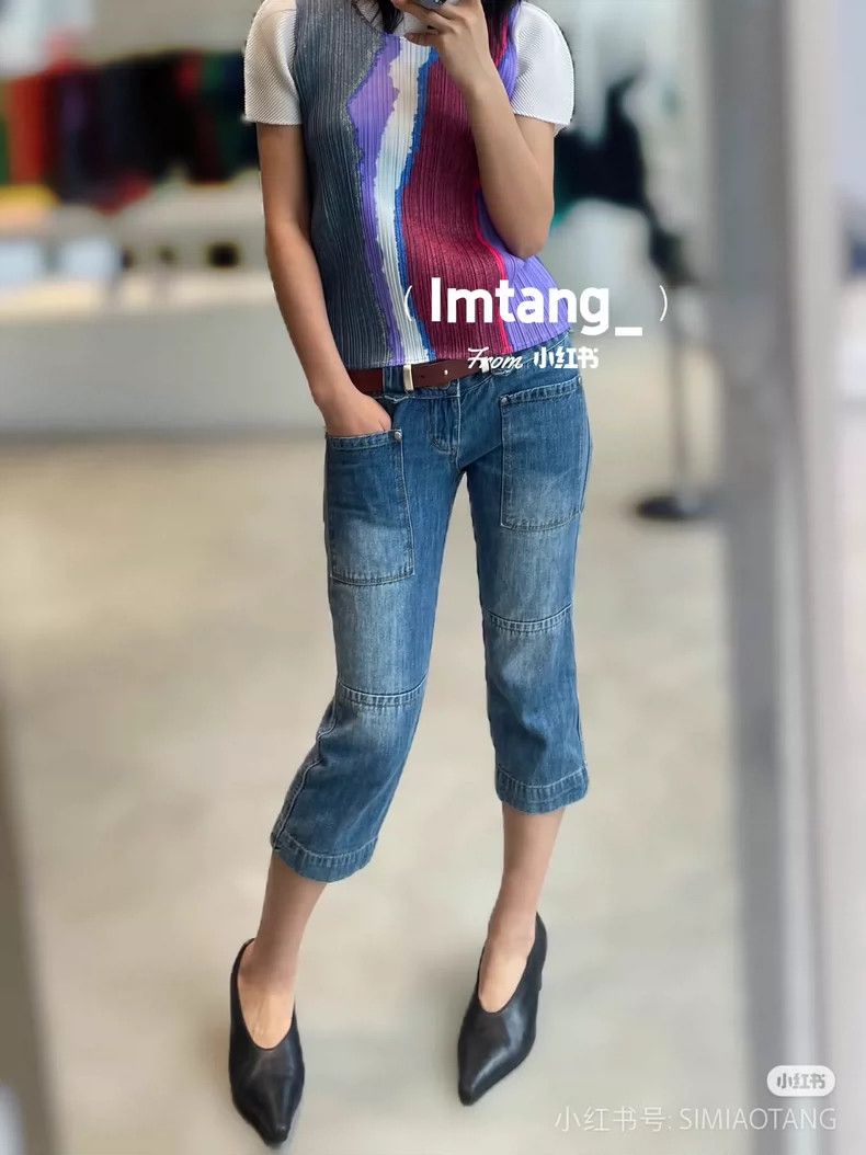 Issey Miyake Issey Miyake size:3 Blue round-neck sleeveless vest Size S / US 4 / IT 40 - 6 Thumbnail