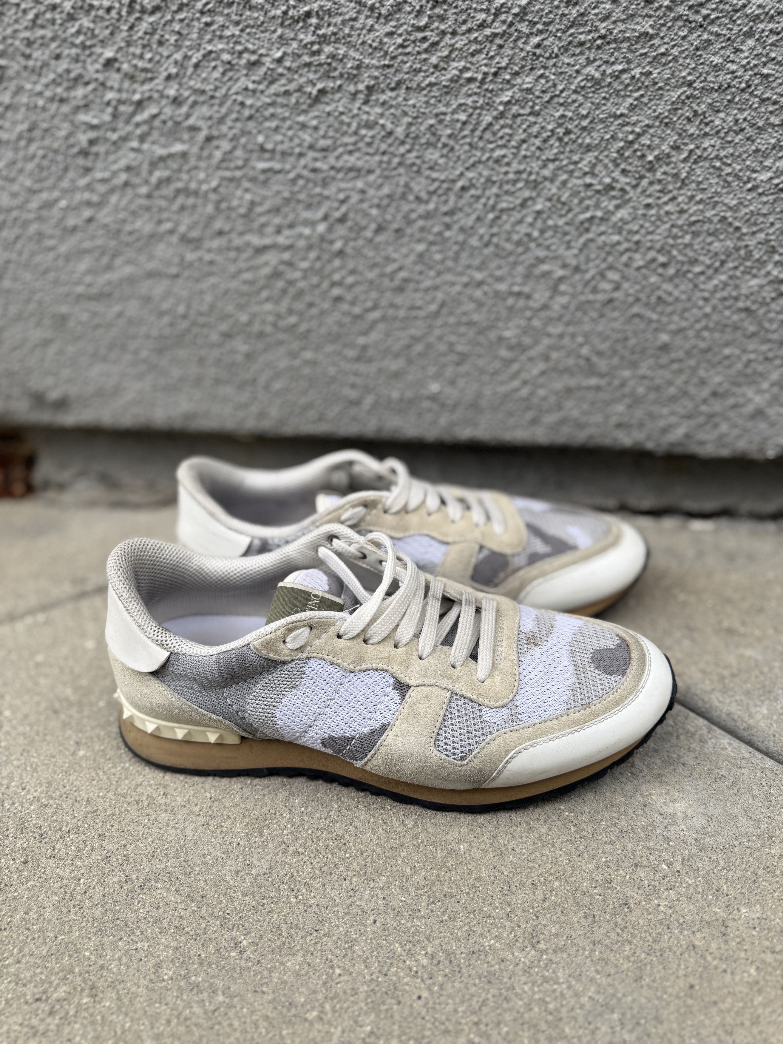 Valentino Valentino Rockrunner 'White Camo' Size US 10 / EU 43 - 7 Thumbnail