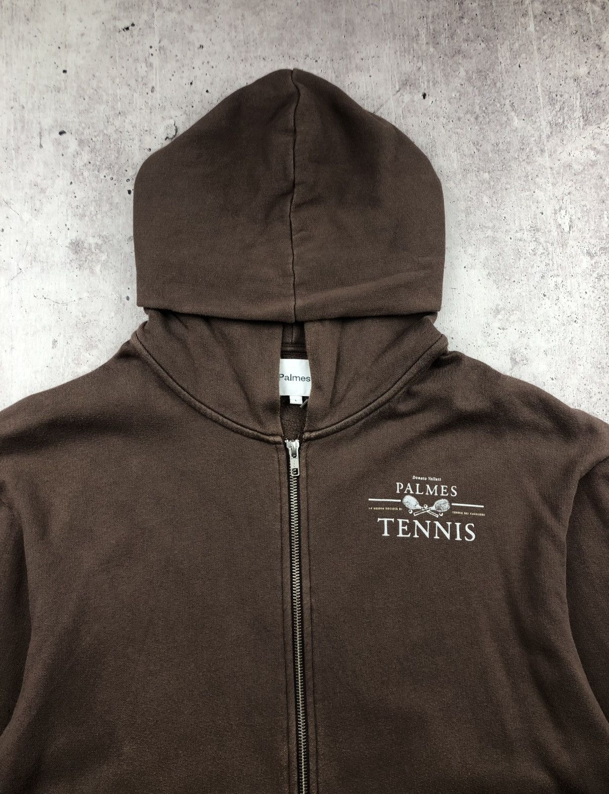 Palmes Palmes Viohi Zip Hoodie Tennis Logo Size US L / EU 52-54 / 3 - 3 Thumbnail