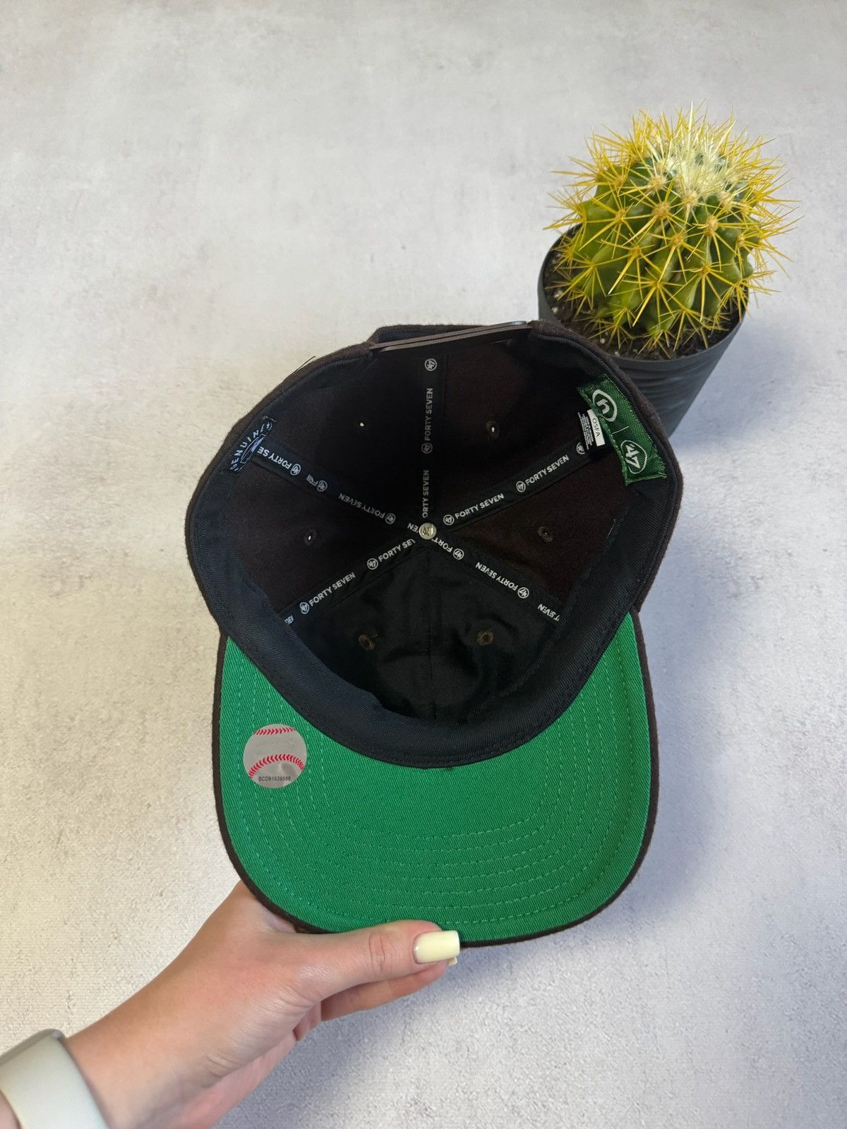 47 Brand LA Forty Seven Cap Hat Brown Rap Size ONE SIZE - 10 Thumbnail
