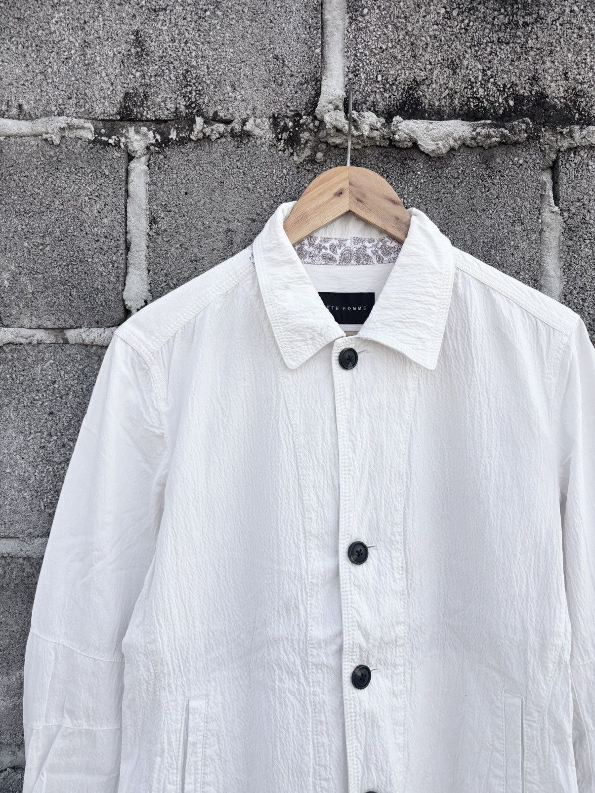 Tete Homme TETE HOMME ISSEY MIYAKE BUTTON SHIRT IF SIX WAS NINE Size US M / EU 48-50 / 2 - 2 Thumbnail