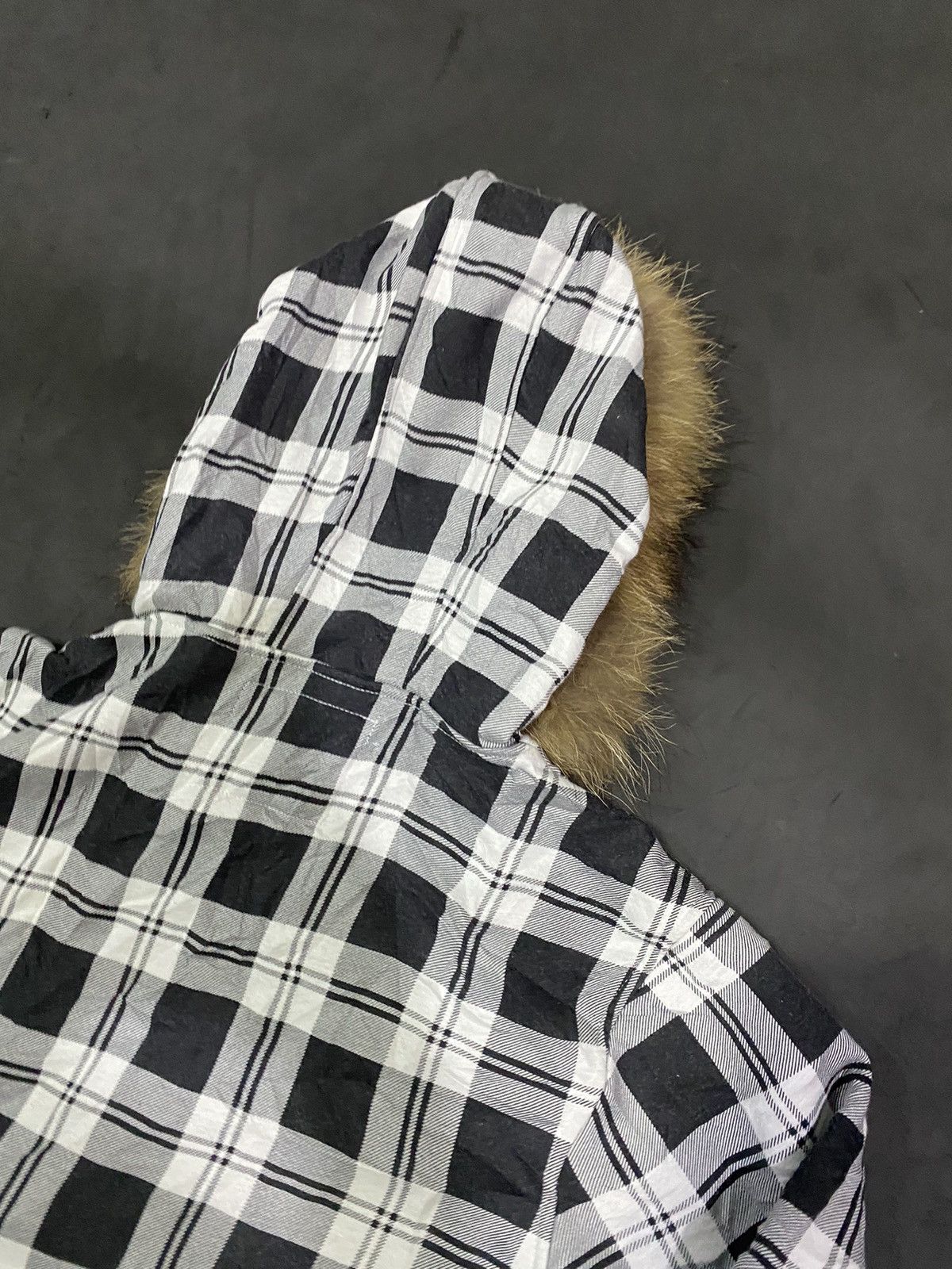 If Six Was Nine Plaid Fur Hoodie Size US L / EU 52-54 / 3 - 4 Thumbnail