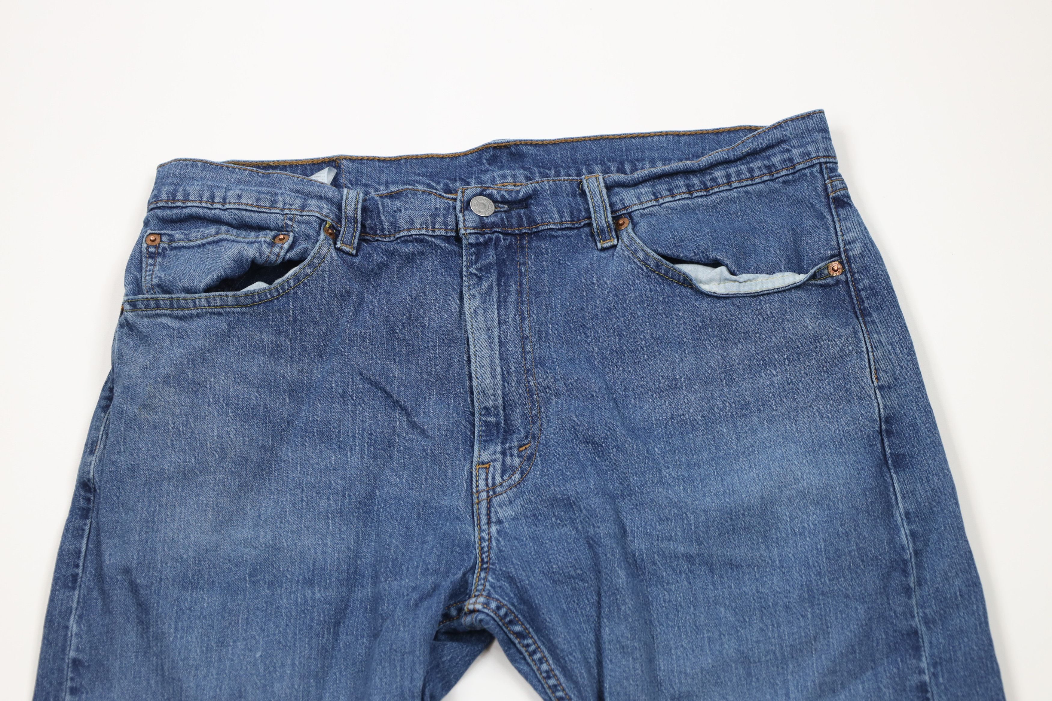 Levi's × Vintage Vintage Y2K Levis 505 Regular Fit Straight Leg Denim Jeans Size US 36 / EU 52 - 2 Thumbnail