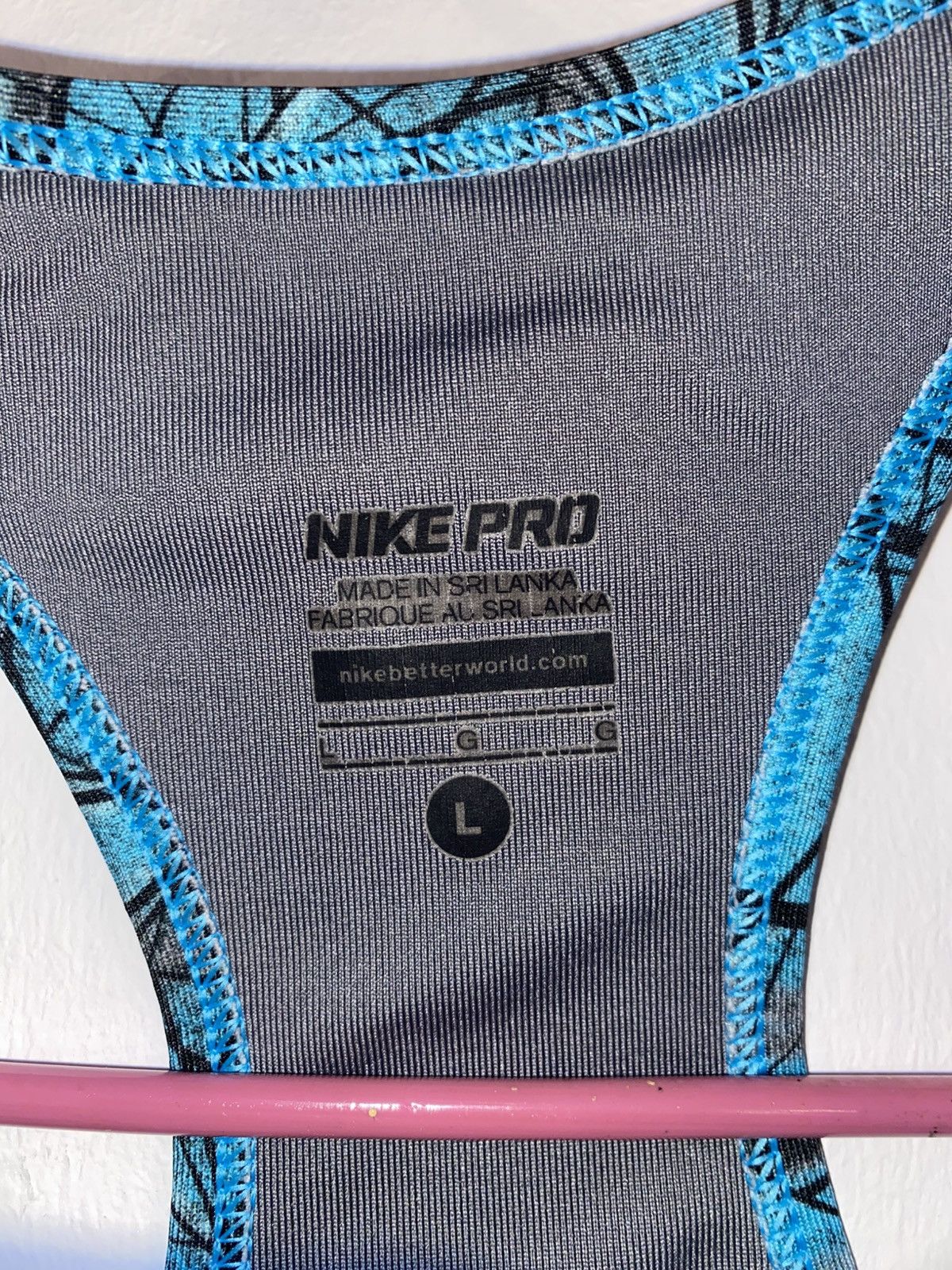Nike Blue gym top Size L / US 10 / IT 46 - 3 Thumbnail