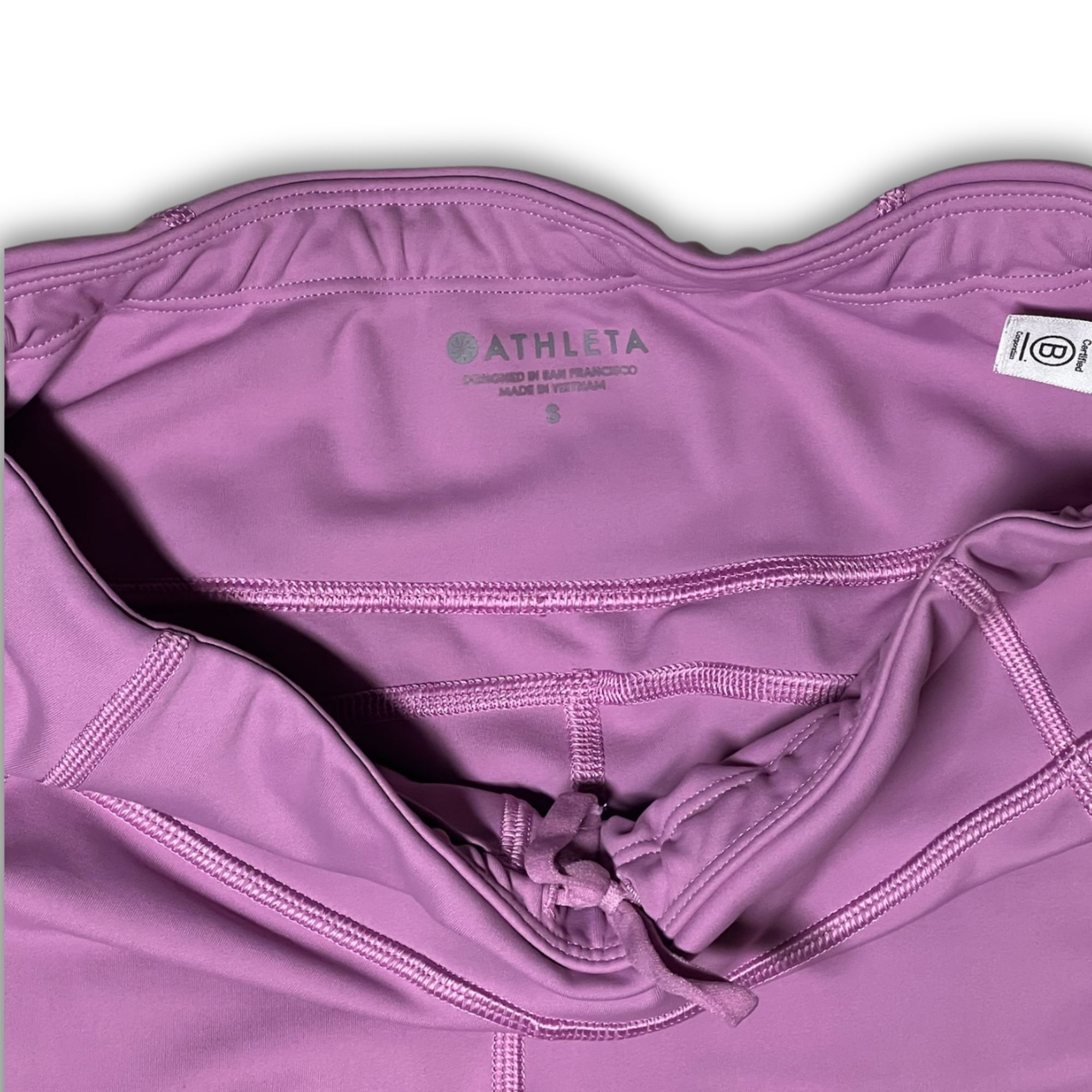 Athleta Athleta Mesh Contender Capri Leggings Small Activewear Stret Size 24" / US 00 / IT 34 - 4 Thumbnail