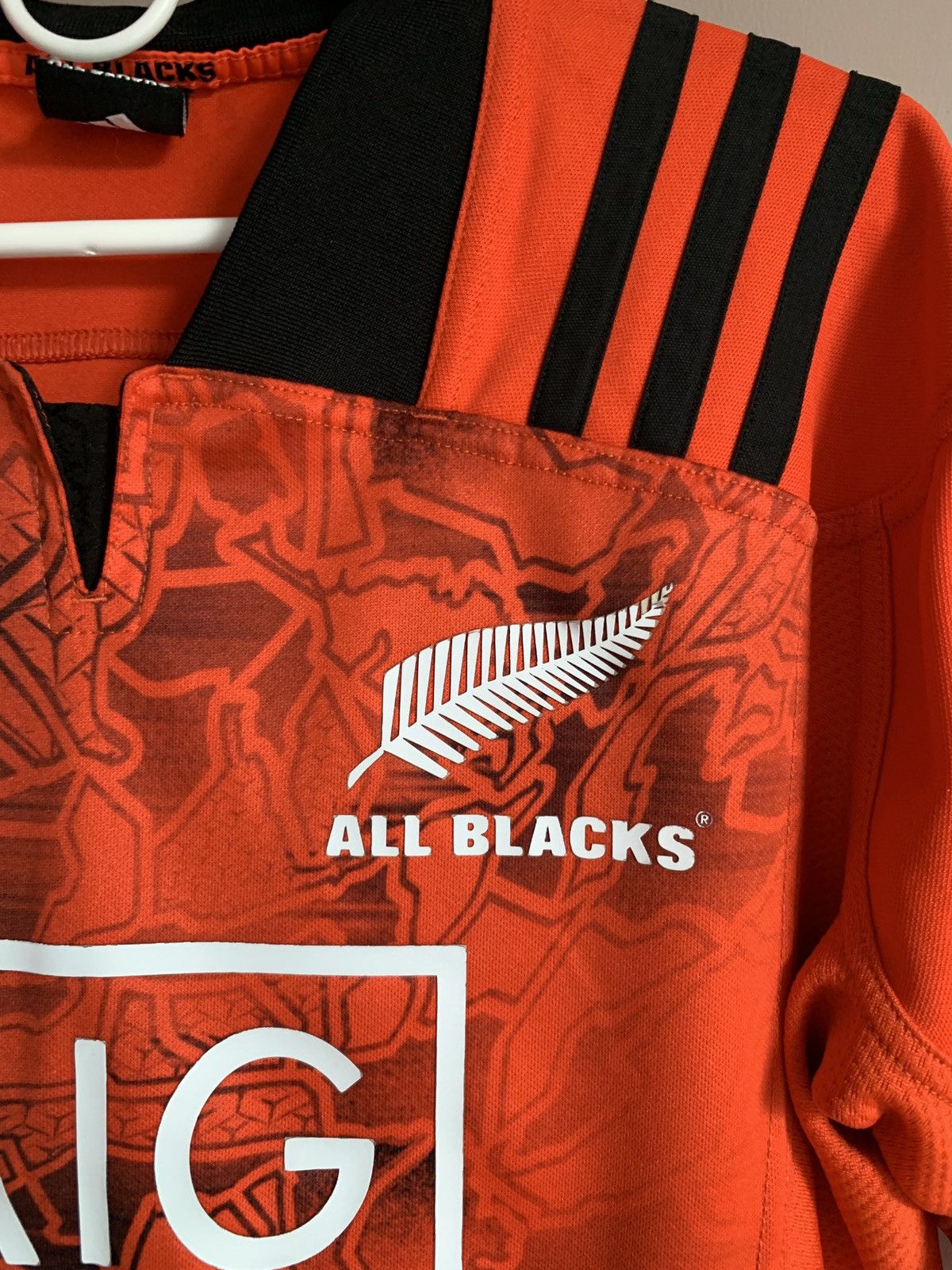 Adidas New Zealand All Blacks Rugby Union Shirt Adidas Jersey Sz M Size US M / EU 48-50 / 2 - 5 Thumbnail