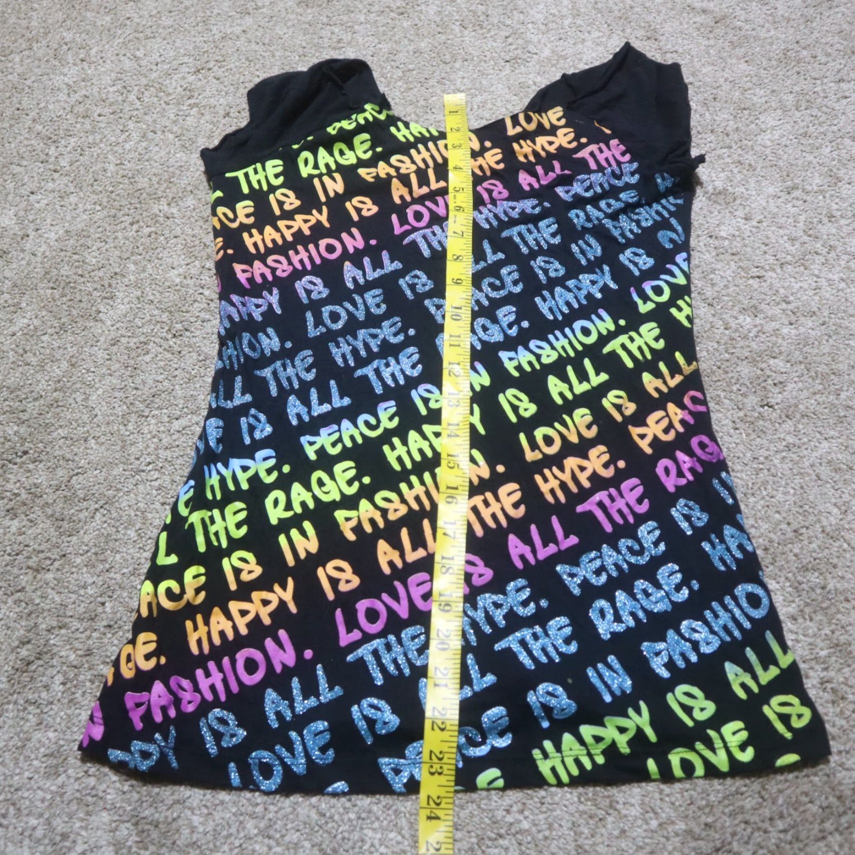 Vintage Piper & Blue Shirt Women Adult Large Black Stars Tee Top Size L / US 10 / IT 46 - 5 Thumbnail