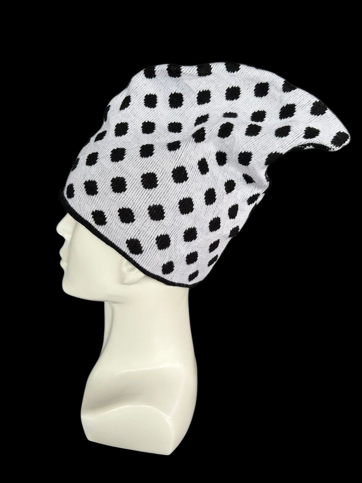 Japanese Brand × Kapital × Vintage Inspired by Walter Van Beirendonck Shark Fin Polkadot Beanie Size ONE SIZE - 4 Thumbnail