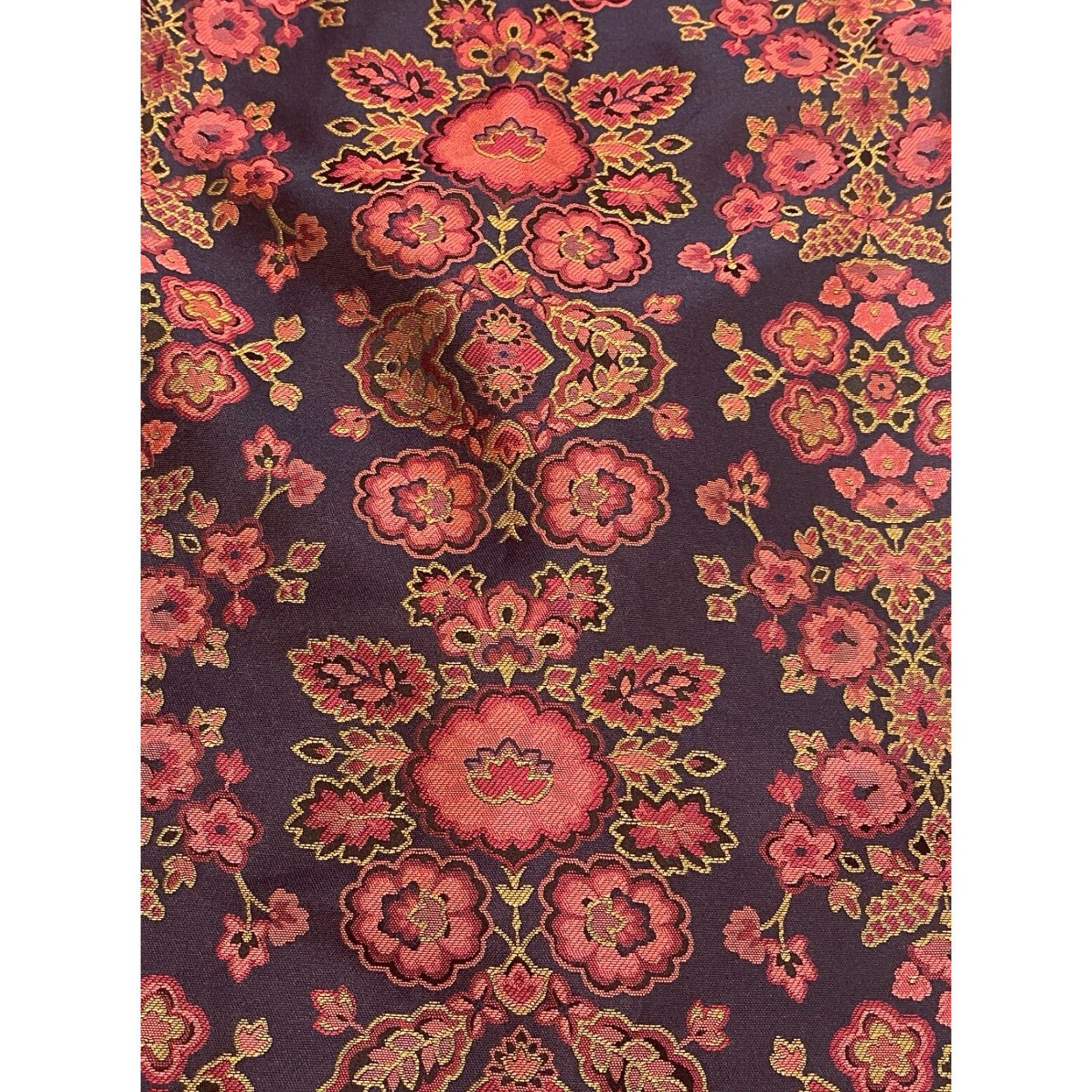 Trina Turk Trina Turk Angelou Sierra Primrose Jacquard Shift Dress Sz 4 Red Floral Sleeveless Zip Crew Neck Mini Sheath 60s Vintage No Women Size S / US 4 / IT 40 - 5 Thumbnail