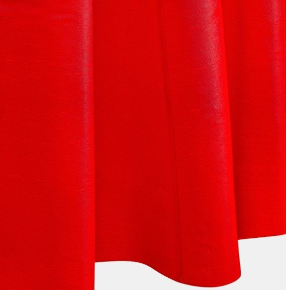 Dior o1w1db10225 Dupioni Silk Skirt in Red Size 28" / US 6 / IT 42 - 3 Thumbnail