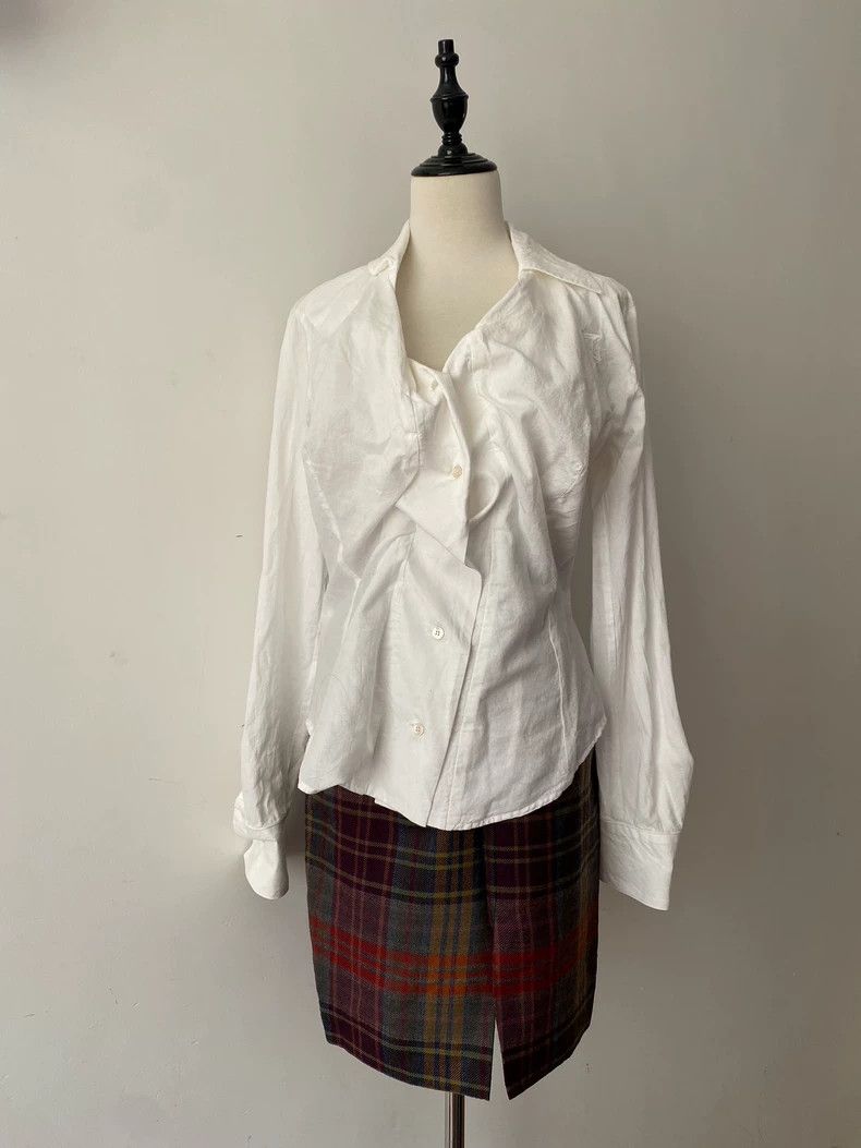 Vivienne Westwood Vivienne Westwood White drunken shirt Size M / US 6-8 / IT 42-44 - 6 Thumbnail
