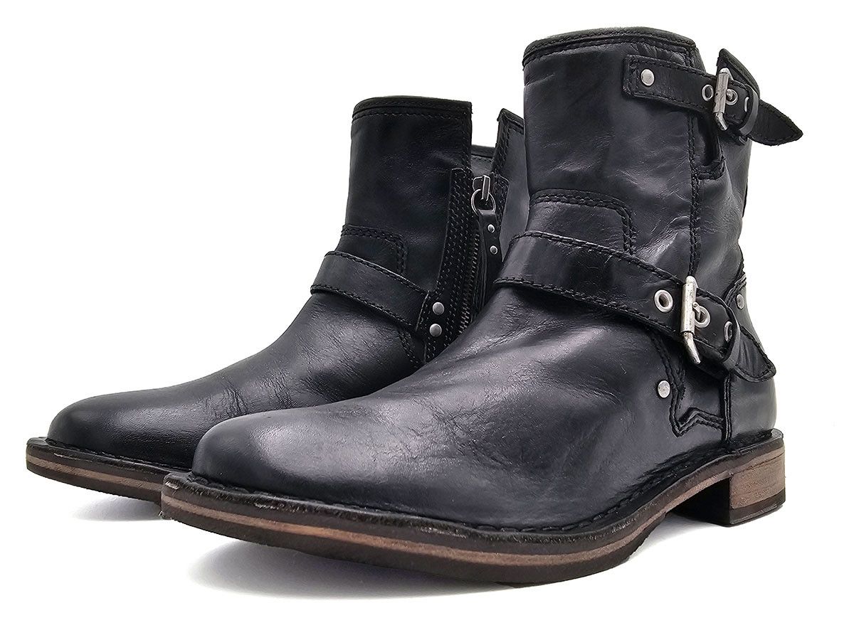 Ugg UGG Fabrizia Black Leather Ankle Boots Size 37 Size US 7 / IT 37 - 3 Thumbnail