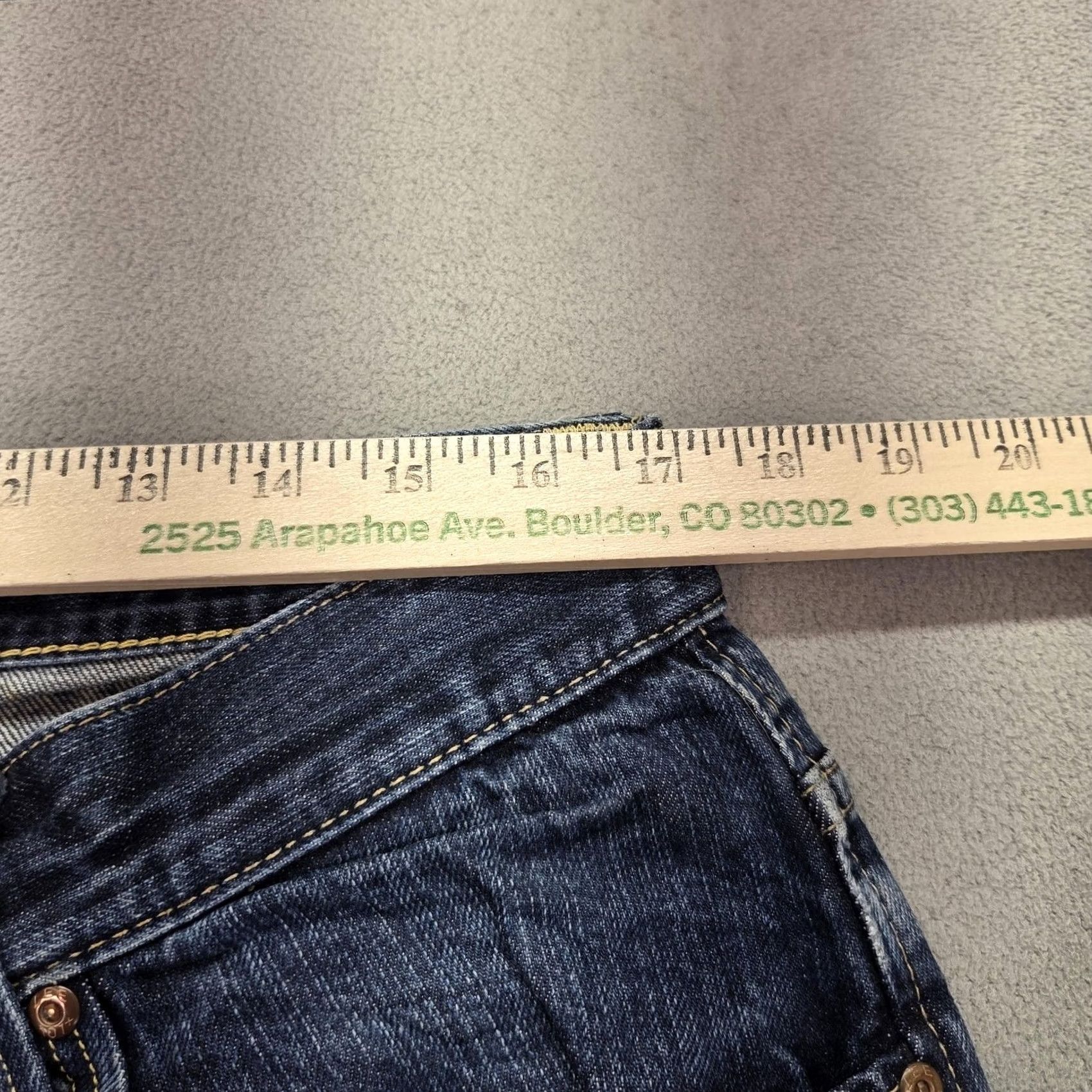 Lee Vintage Lee Jeans Mens Selvedge 101+ Blue Raw Denim Straight Leg Fits 34x30 Size US 34 / EU 50 - 4 Thumbnail
