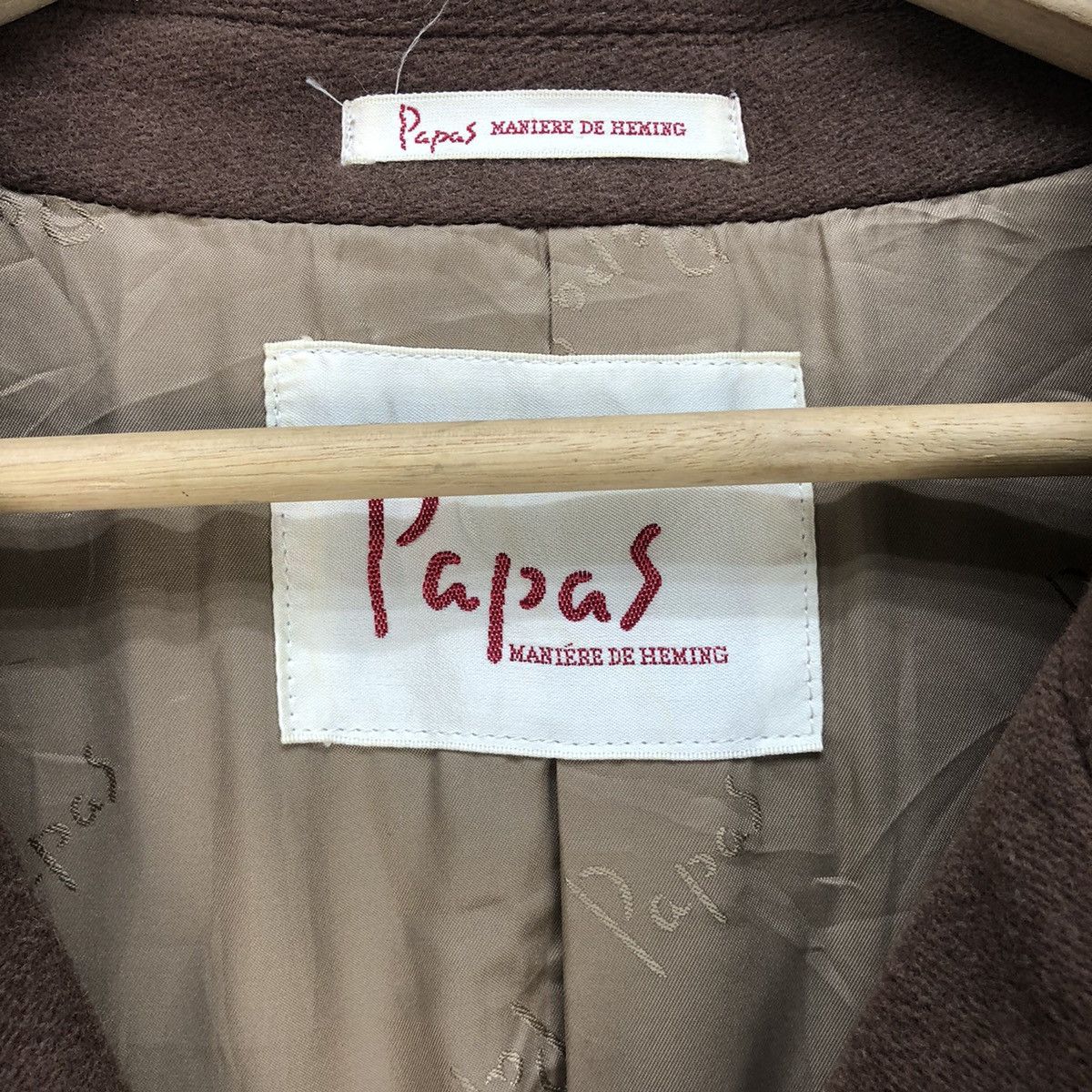 Japanese Brand Japanese Brand Papas Double Collar Jacket Size US L / EU 52-54 / 3 - 6 Thumbnail
