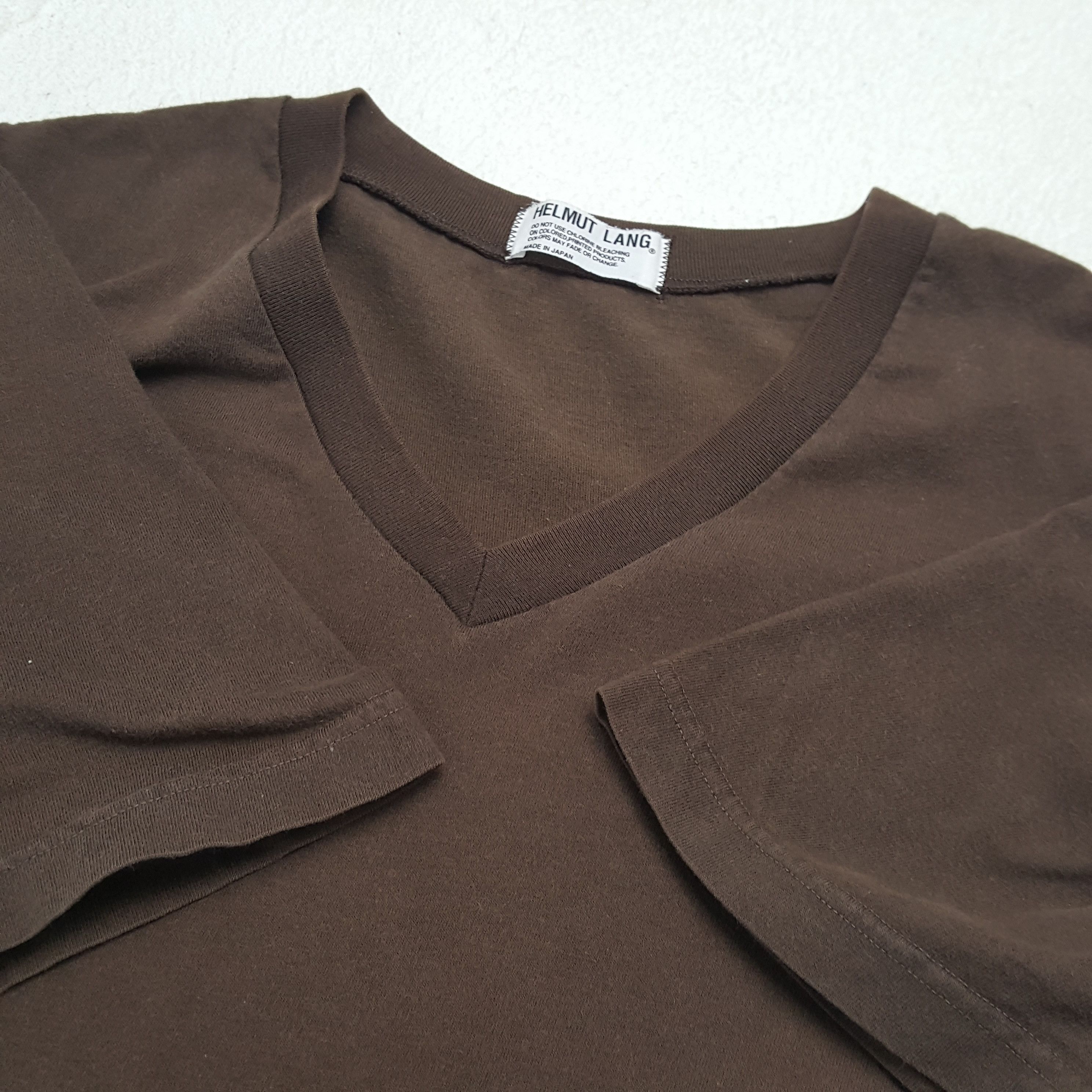 Helmut Lang × Vintage HELMUT LANG Designer Brand Plain Style Tshirt Size US M / EU 48-50 / 2 - 6 Thumbnail