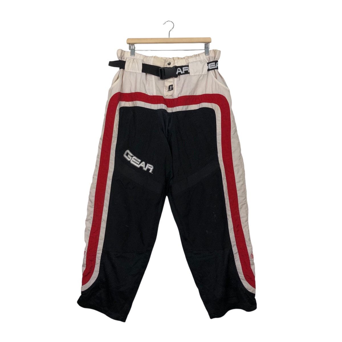 Japanese Brand 📌Vintage Biker Motor Cross Pants Full Factory Gear Big Logo Size US 34 / EU 50 - 2 Thumbnail
