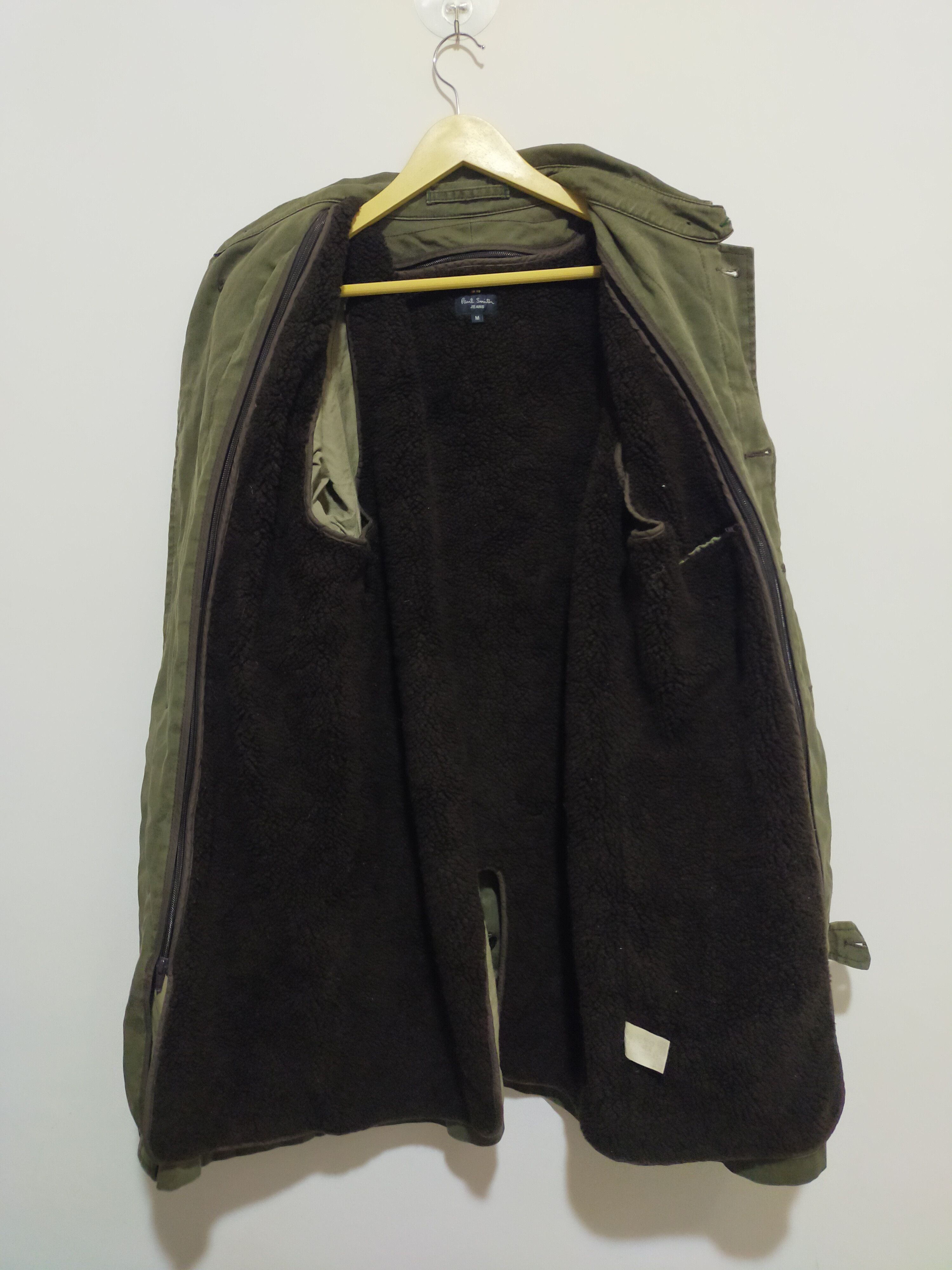 Paul Smith WINTER MEN ARMY GREEN WARM PARKA Size US M / EU 48-50 / 2 - 3 Thumbnail