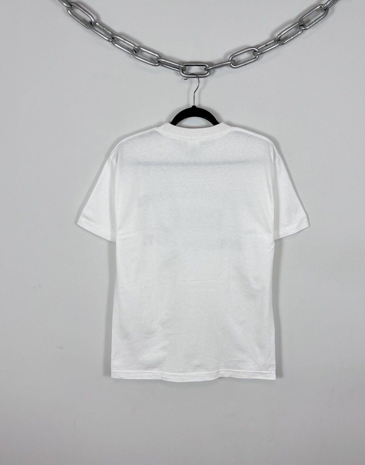 Vintage Vintage The Fulton School Eagles USA White Single Stitch Tee Size US M / EU 48-50 / 2 - 11 Thumbnail