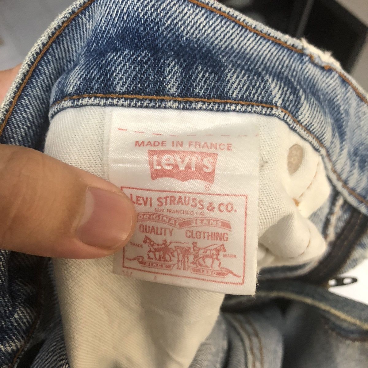Levi's DL Levis Blue Denim Pants #C276 Size US 32 / EU 48 - 19 Thumbnail
