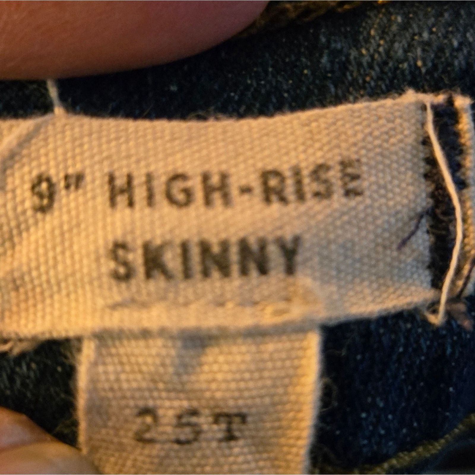 Madewell Madewell 9" high rise skinny, size 25T Size 25" / US 0 / IT 36 - 5 Thumbnail