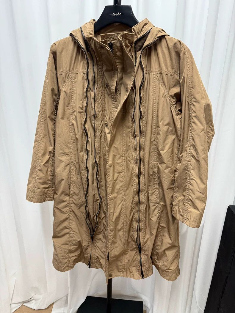 ISSEY MIYAKE Zip Trench Coat - dmc