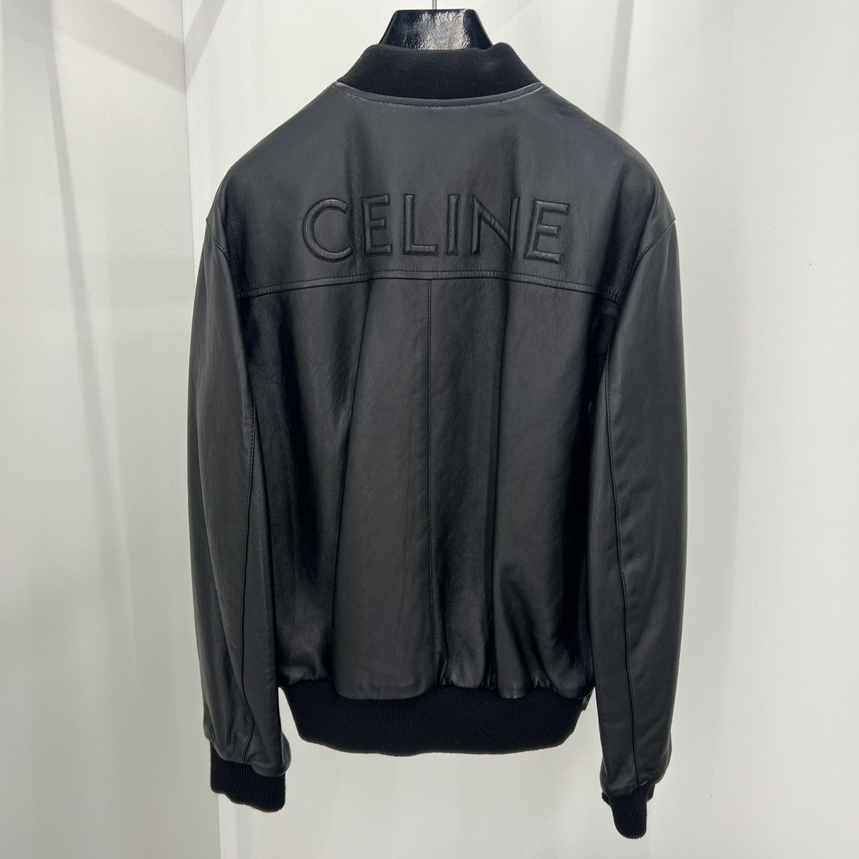 Celine Celine Leather Bomber in Large Size US L / EU 52-54 / 3 - 2 Thumbnail