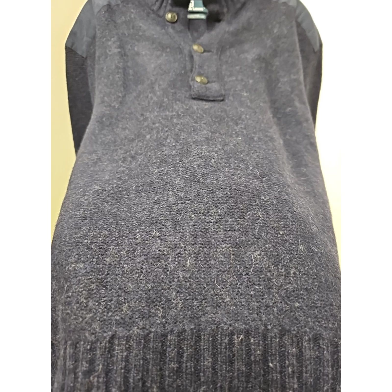 Polo Ralph Lauren VINTAGE Polo Ralph Lauren Sweater Mens Medium Blue Wool Commando Military 90s Size US M / EU 48-50 / 2 - 3 Thumbnail
