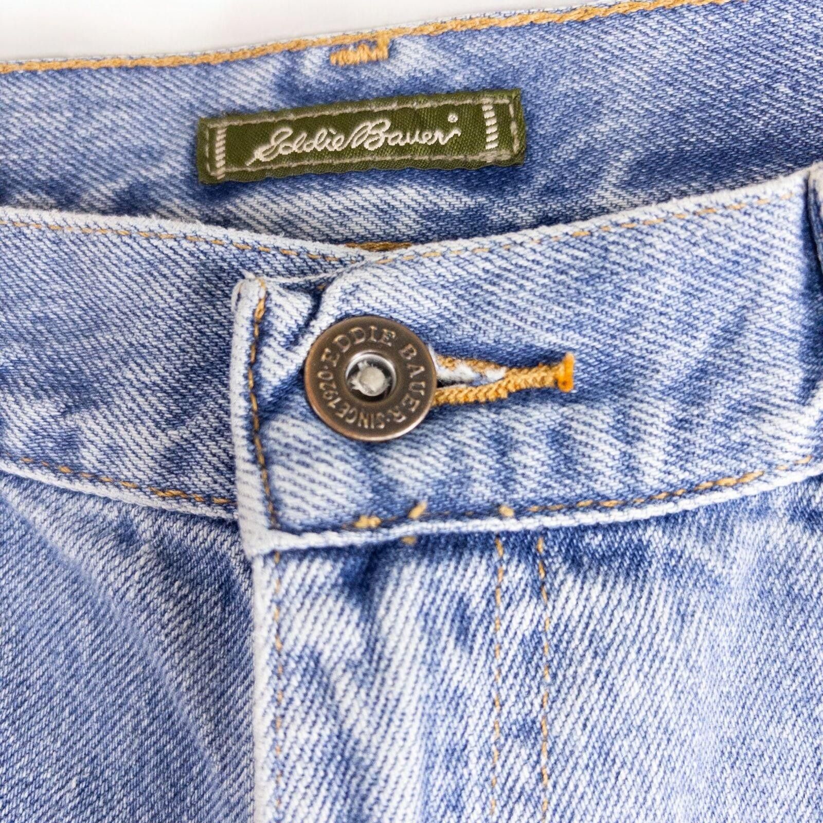 Eddie Bauer Eddie Bauer Vintage Blue Solid Capri Pants Womens 10 Medium Size 32" / US 10 / IT 46 - 5 Thumbnail