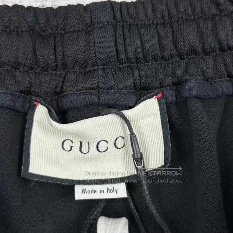 Gucci Gucci Size XL Black side snake pattern logo school uniform Size US 33 - 4 Thumbnail