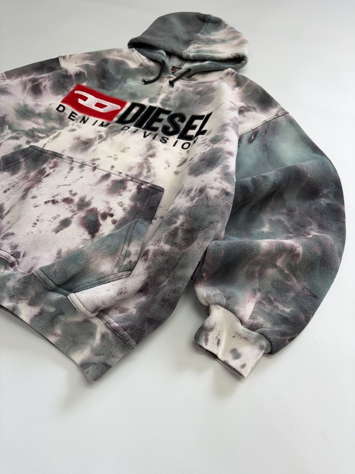 Diesel Vintage Diesel Denim Division Tie Dye Hoodie Y2K Archive Size US M / EU 48-50 / 2 - 11 Thumbnail