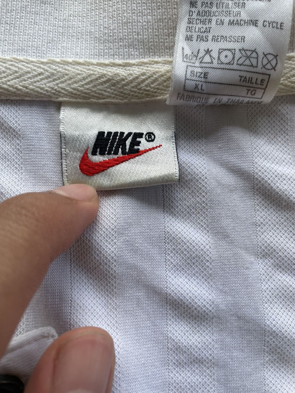 Nike × Vintage Vintage Nike polo shirt Size US XL / EU 56 / 4 - 3 Thumbnail