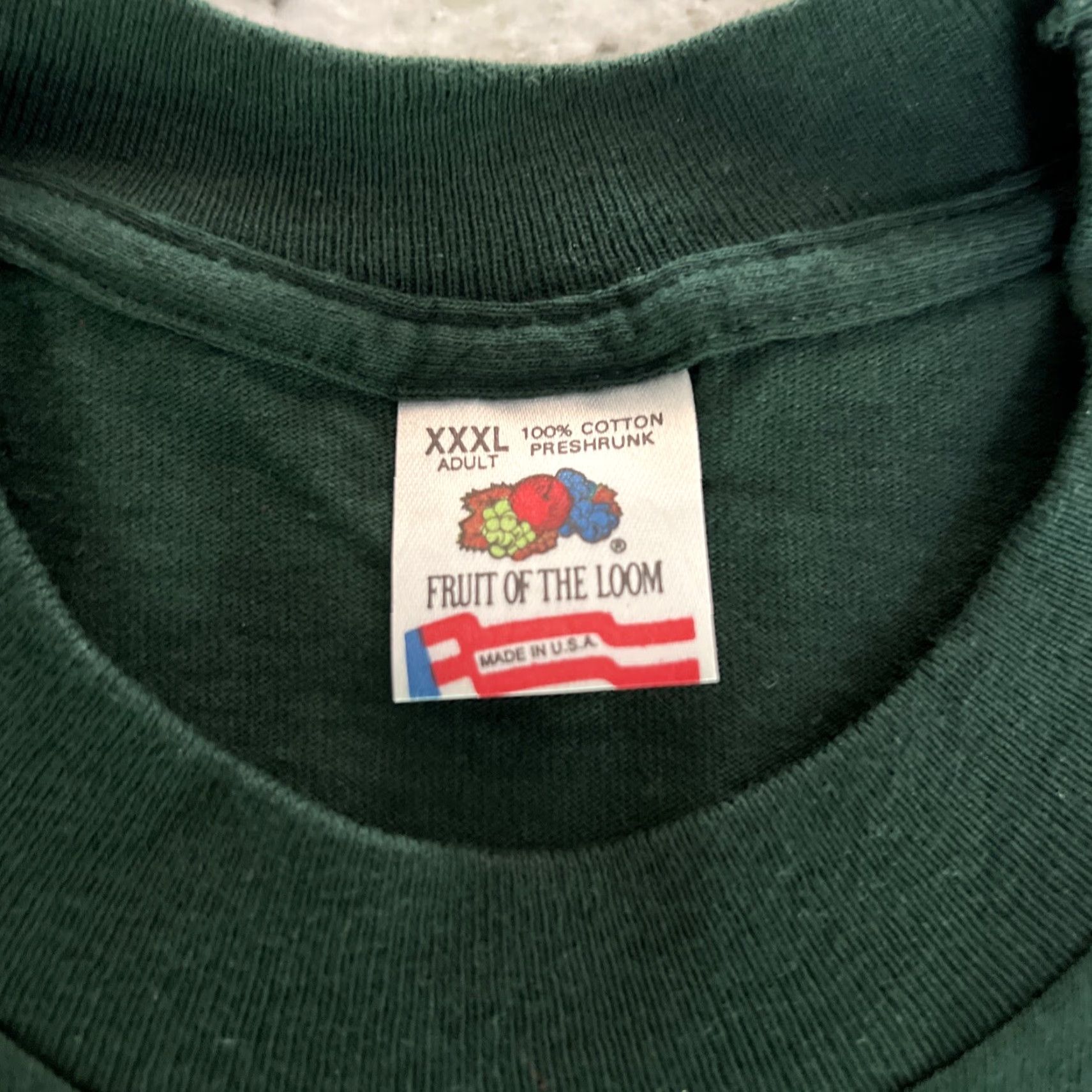 Fruit Of The Loom VINTAGE POSSE 1993 Video Warehouse Promo T shirt Men 3XL Green Cotton Short Sleeve Graphic Tee US Fan Merchandise Mens Size US XXL / EU 58 / 5 - 5 Thumbnail