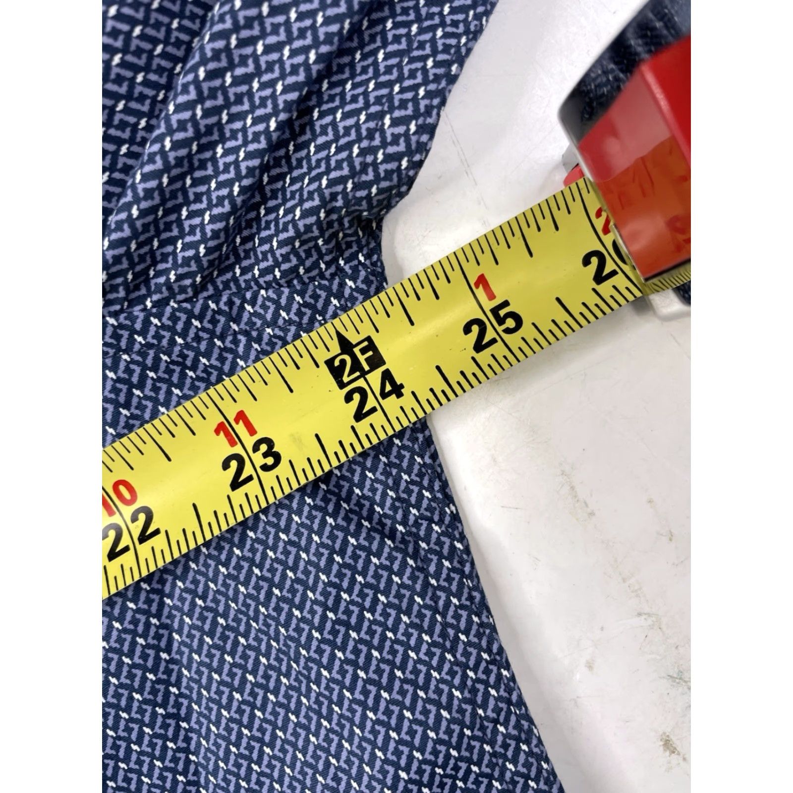 Robert Graham Robert Graham Shirt Men L Blue Classic Fit Button-Up Collared Long Sleeve All Over Print Stretch Embroidered Logo Size US L / EU 52-54 / 3 - 8 Thumbnail