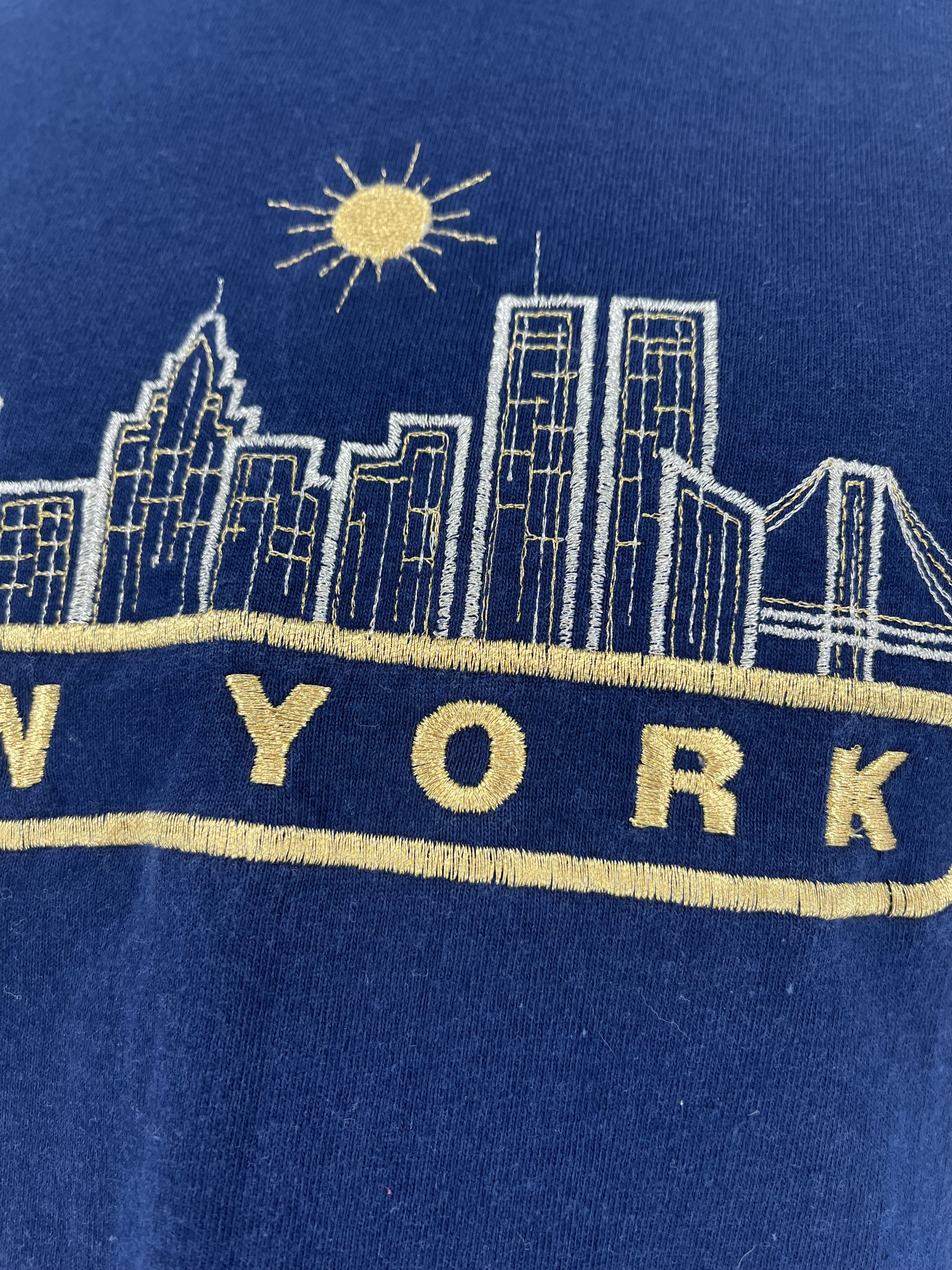 Vintage Rare Vintage 90s New York Embroidery T-Shirt single stitch Size US M / EU 48-50 / 2 - 5 Thumbnail
