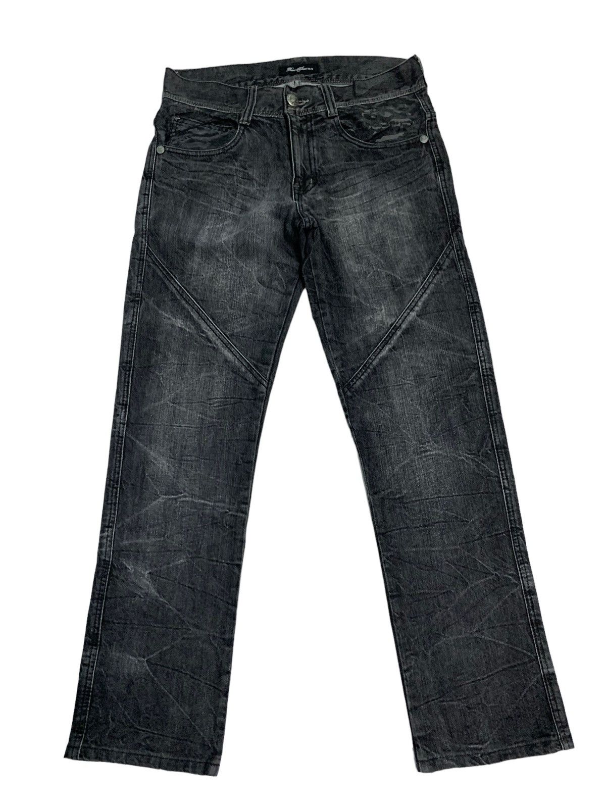 Japanese Brand 🔥Rare Japanese Brand RootThree Style Acid Wash Distressed Size US 32 / EU 48 - 2 Thumbnail