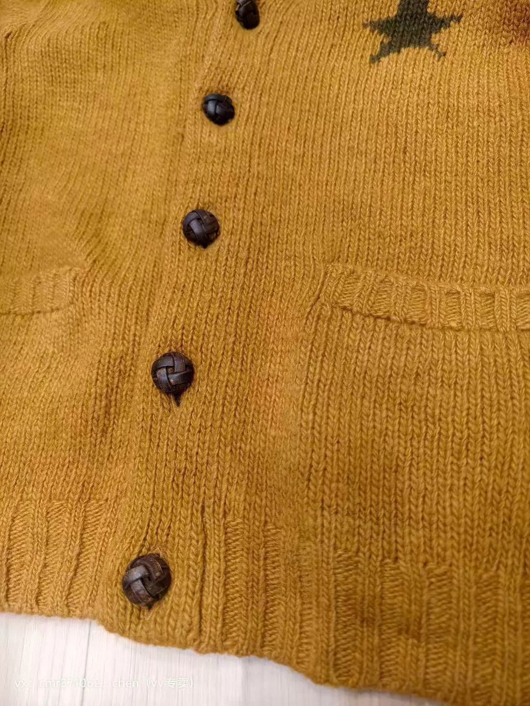 Visvim visvim 18aw spot selmer long cardigan uneven mustard 2 95new Size US M / EU 48-50 / 2 - 5 Thumbnail