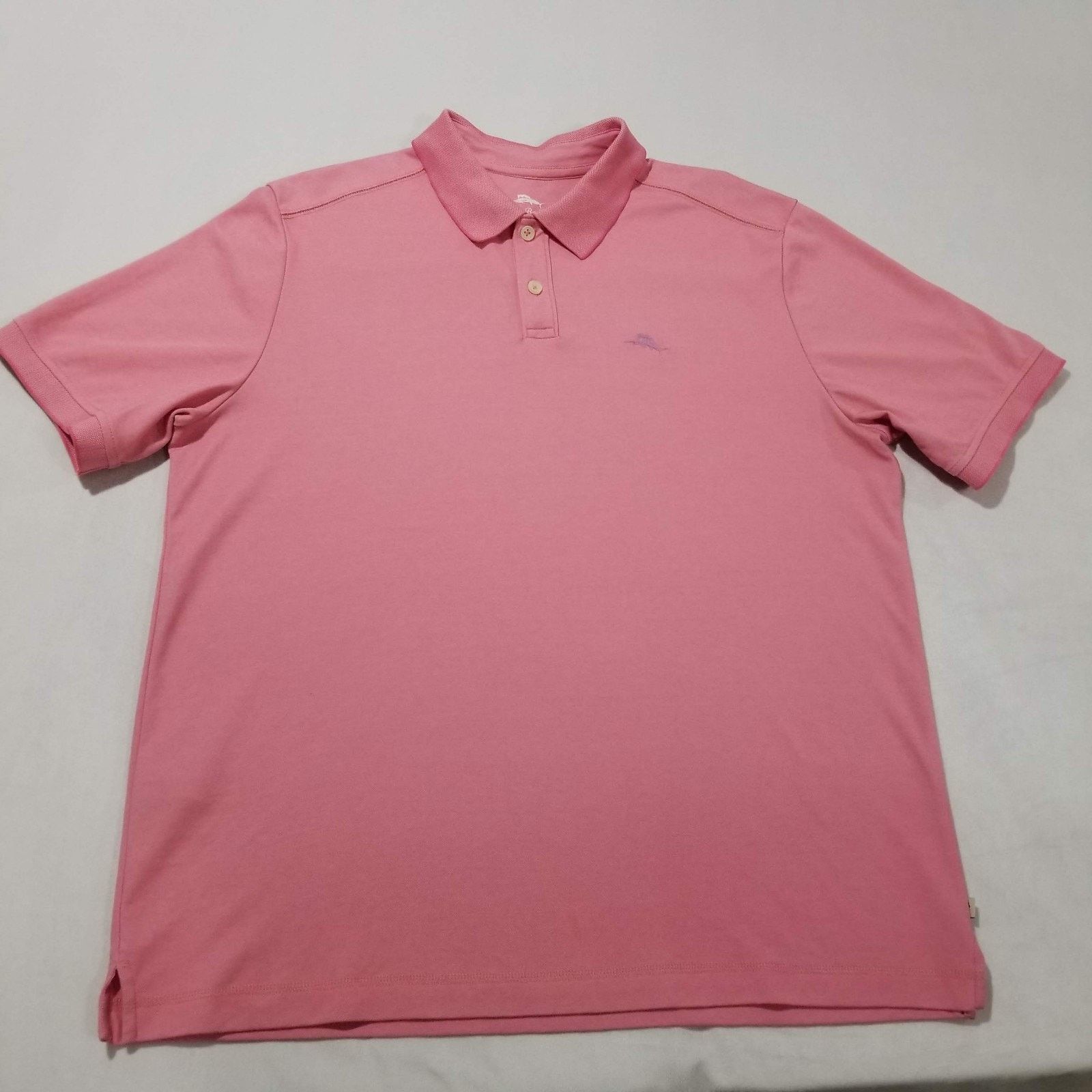Tommy Bahama Tommy Bahama Polo Mens Large Golf Shirt Short Sleeve Pink Size US L / EU 52-54 / 3 - 1 Thumbnail