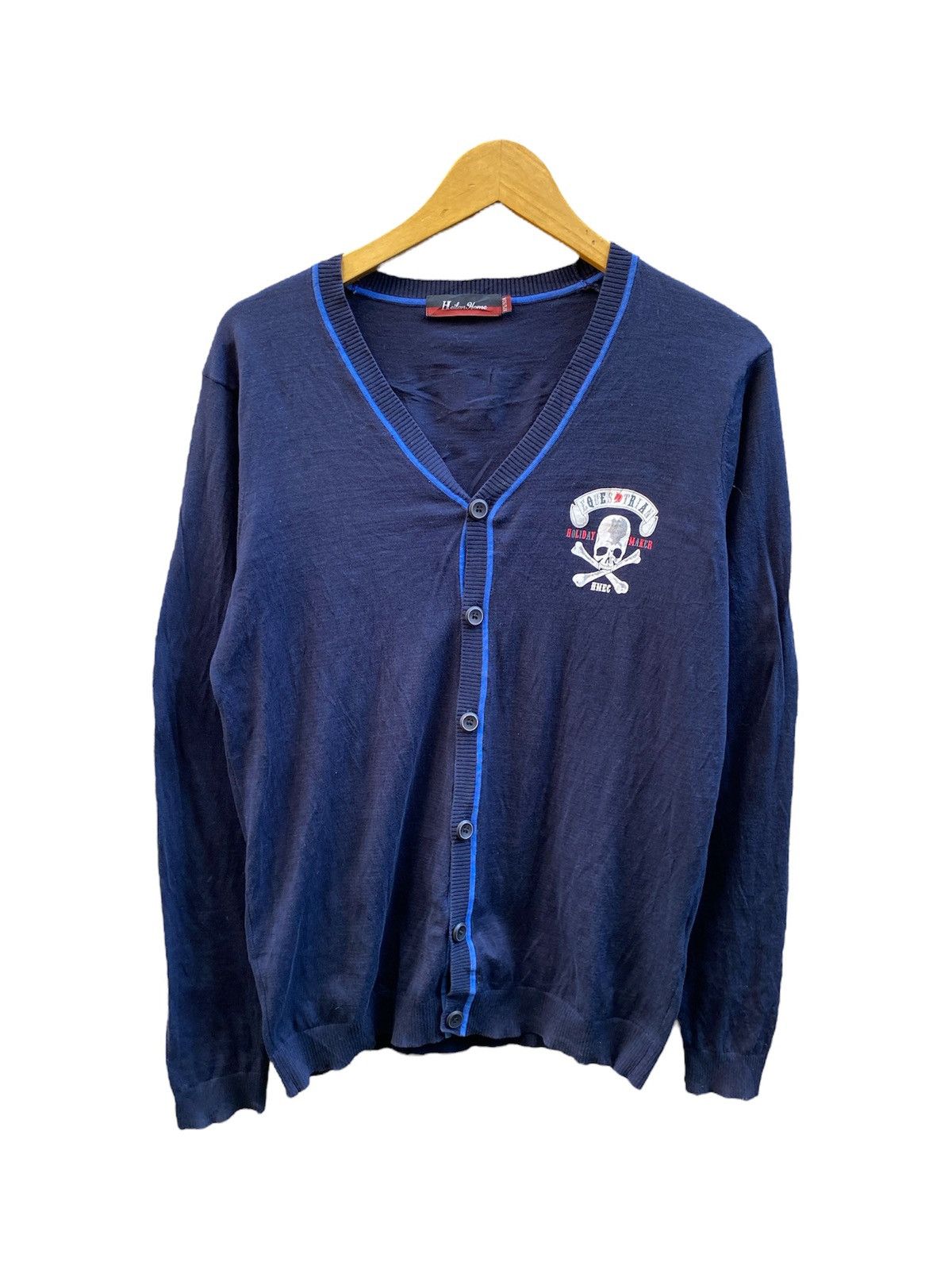 Hysteric Glamour × If Six Was Nine × Le Grande Bleu (L.G.B.) Gothic Heilan Home skull poem punk cardigan Size US M / EU 48-50 / 2 - 2 Thumbnail