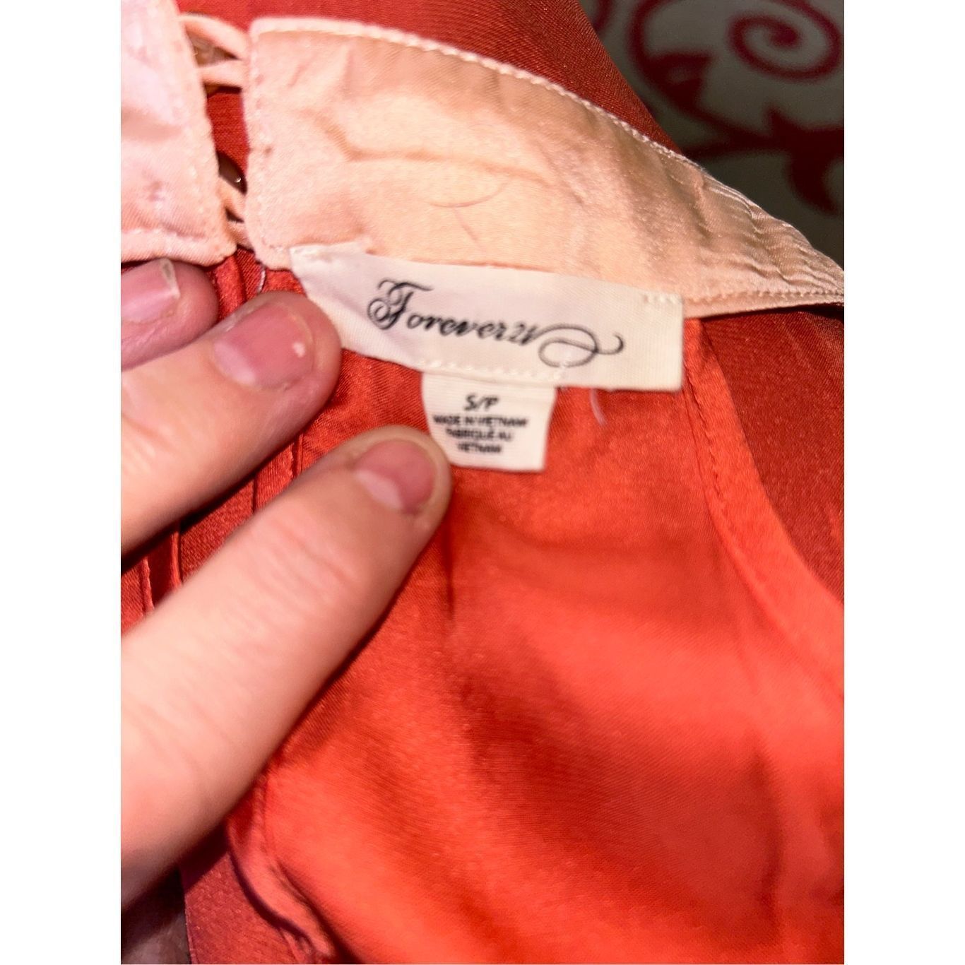 Forever 21 Forever 21 Size Small Rust Pink Tank Top Size S / US 4 / IT 40 - 4 Thumbnail