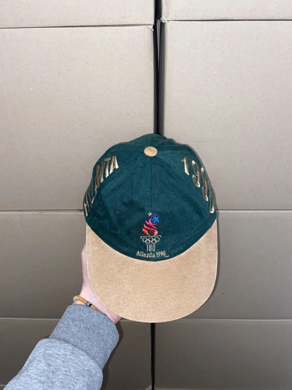 USA Olympics 🦅VINTAGE 1996 ATLANTA OLYMPIC Y2K CAP DAD HAT USA AMERICA Size ONE SIZE - 10 Thumbnail