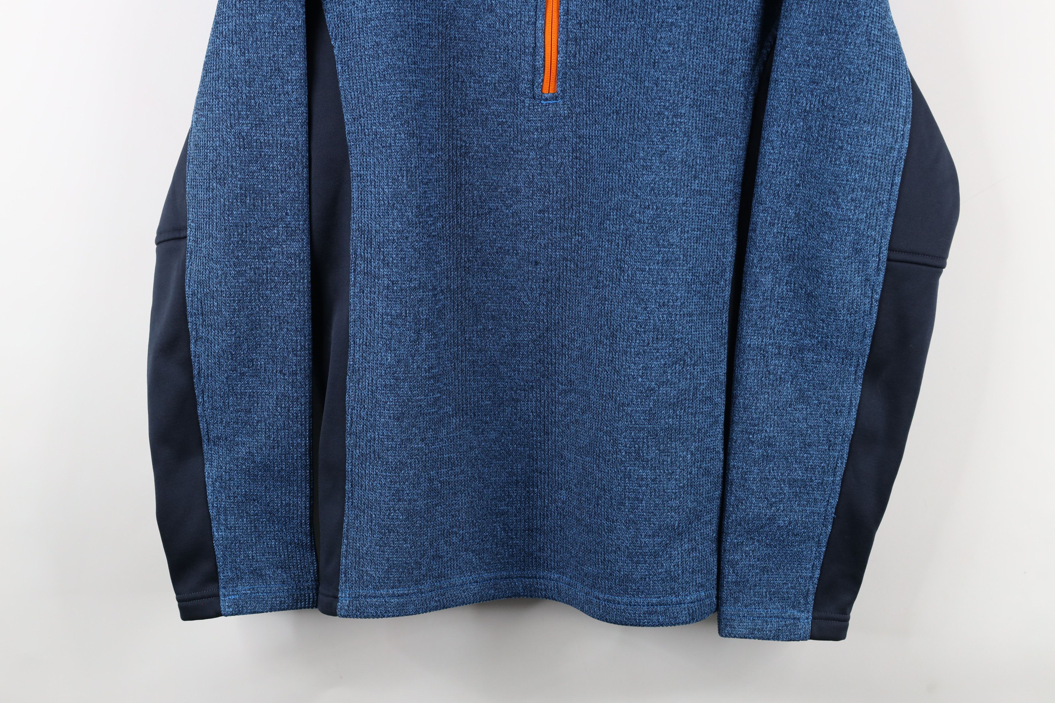 Spyder × Vintage Spyder Ribbed Knit Half Zip Pullover Skiing Sweater Blue Size US L / EU 52-54 / 3 - 3 Thumbnail