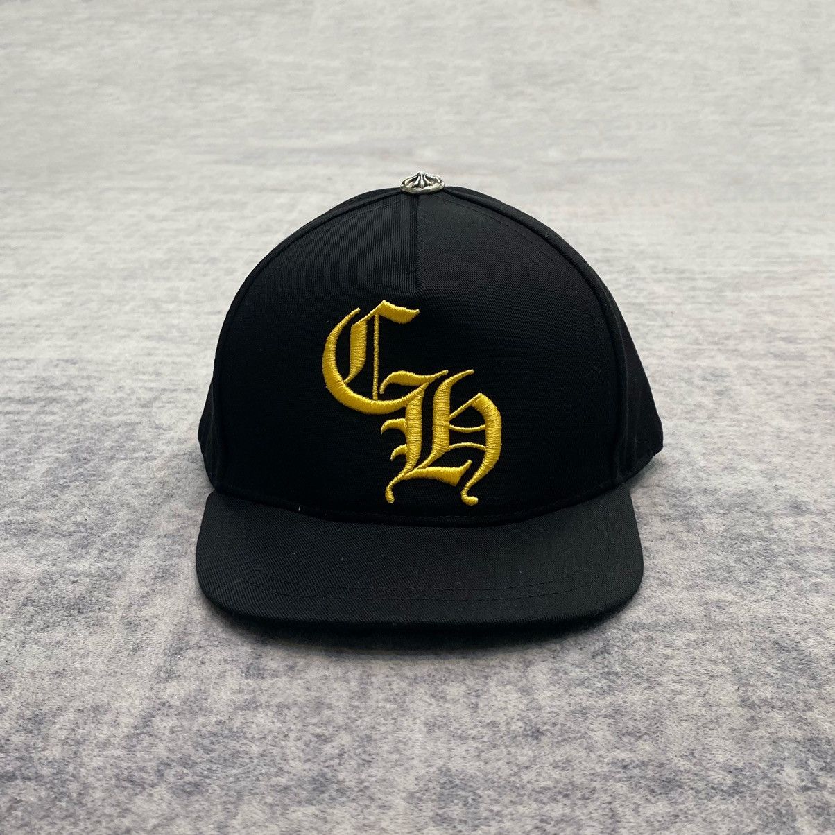 Chrome Hearts Trucker Hat CH black yellow