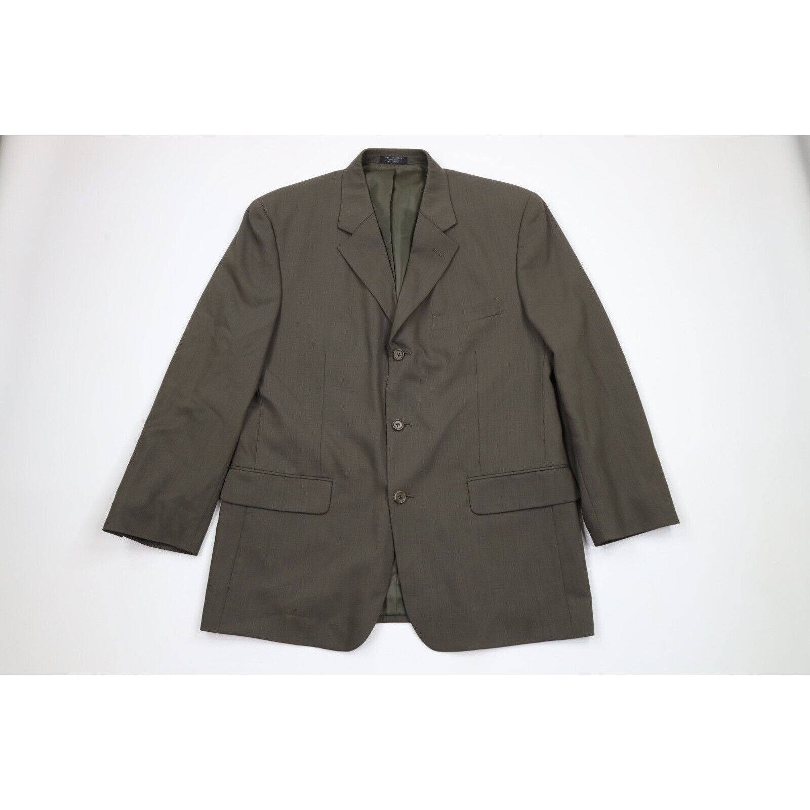 Vintage Vintage Streetwear Athletic Fit 2 Piece Wool Wedding Suit Size 42R - 2 Thumbnail