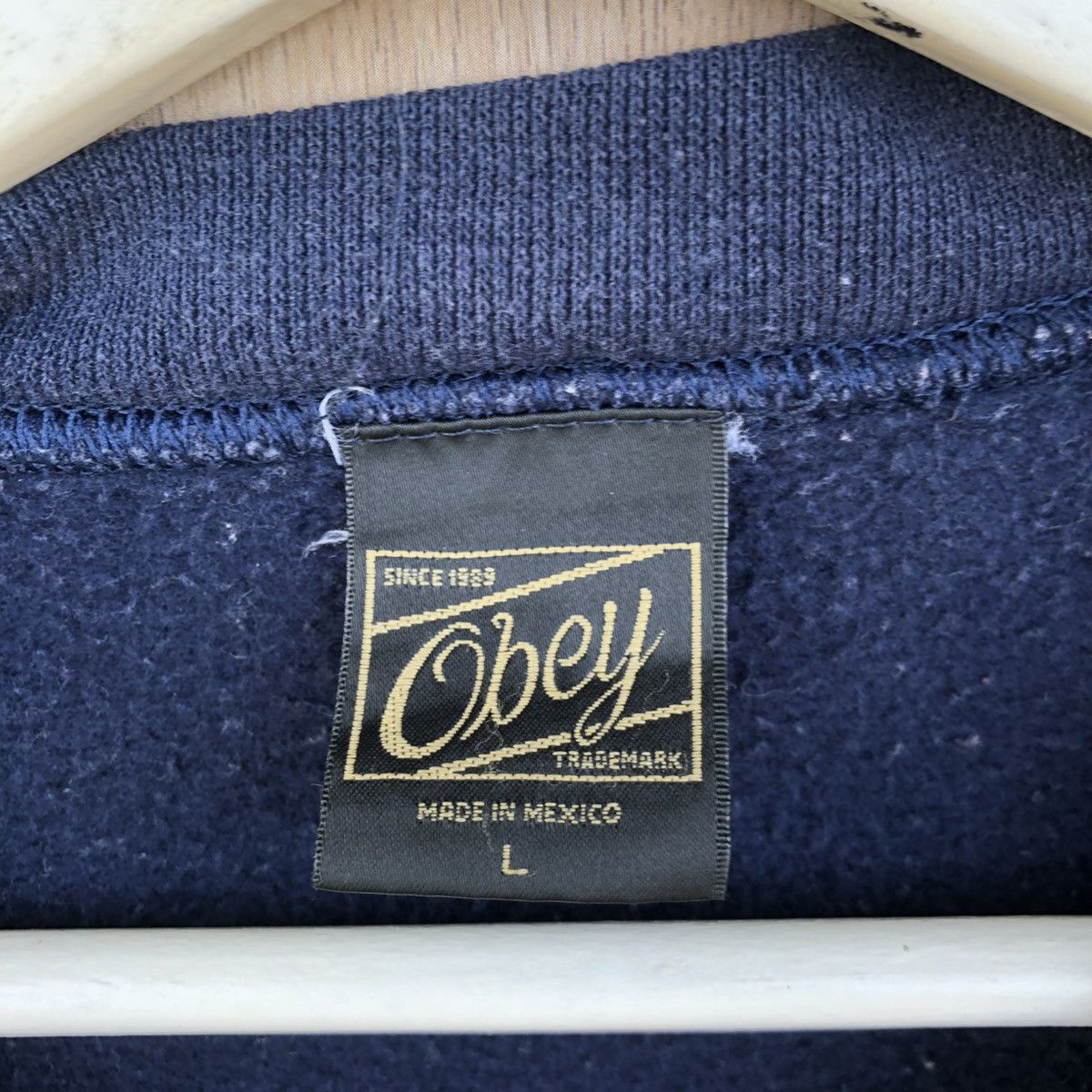Obey Vintage Obey Sweatshirt Pullover Size US L / EU 52-54 / 3 - 6 Thumbnail