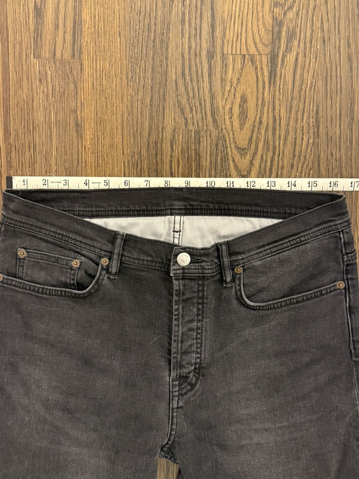 Acne Studios Acne Studios Dark Grey Jeans Size US 32 / EU 48 - 4 Thumbnail