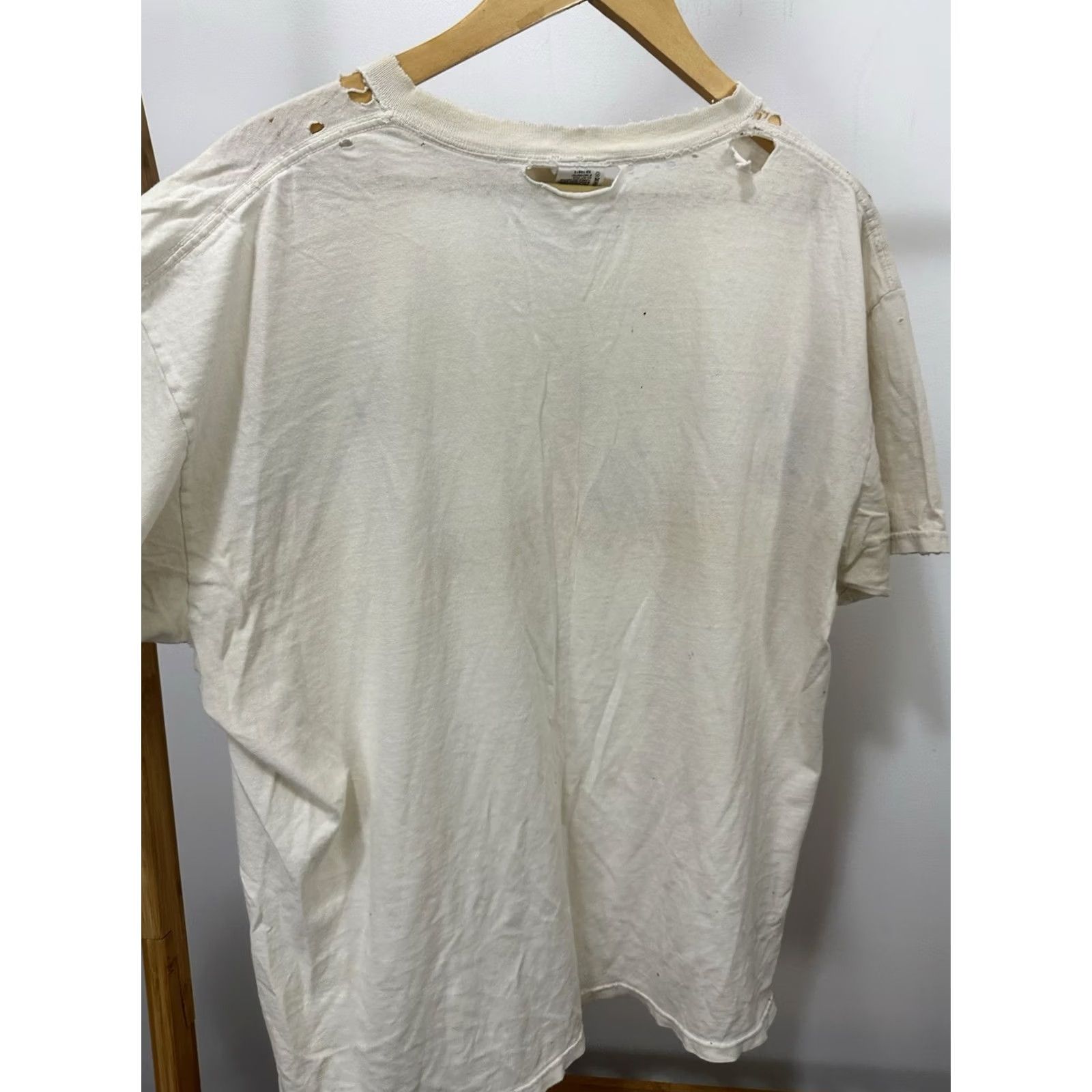Anvil VTG Best Dad Hands Down Distressed WIP T-Shirt XL White Nike? Size US XL / EU 56 / 4 - 5 Thumbnail