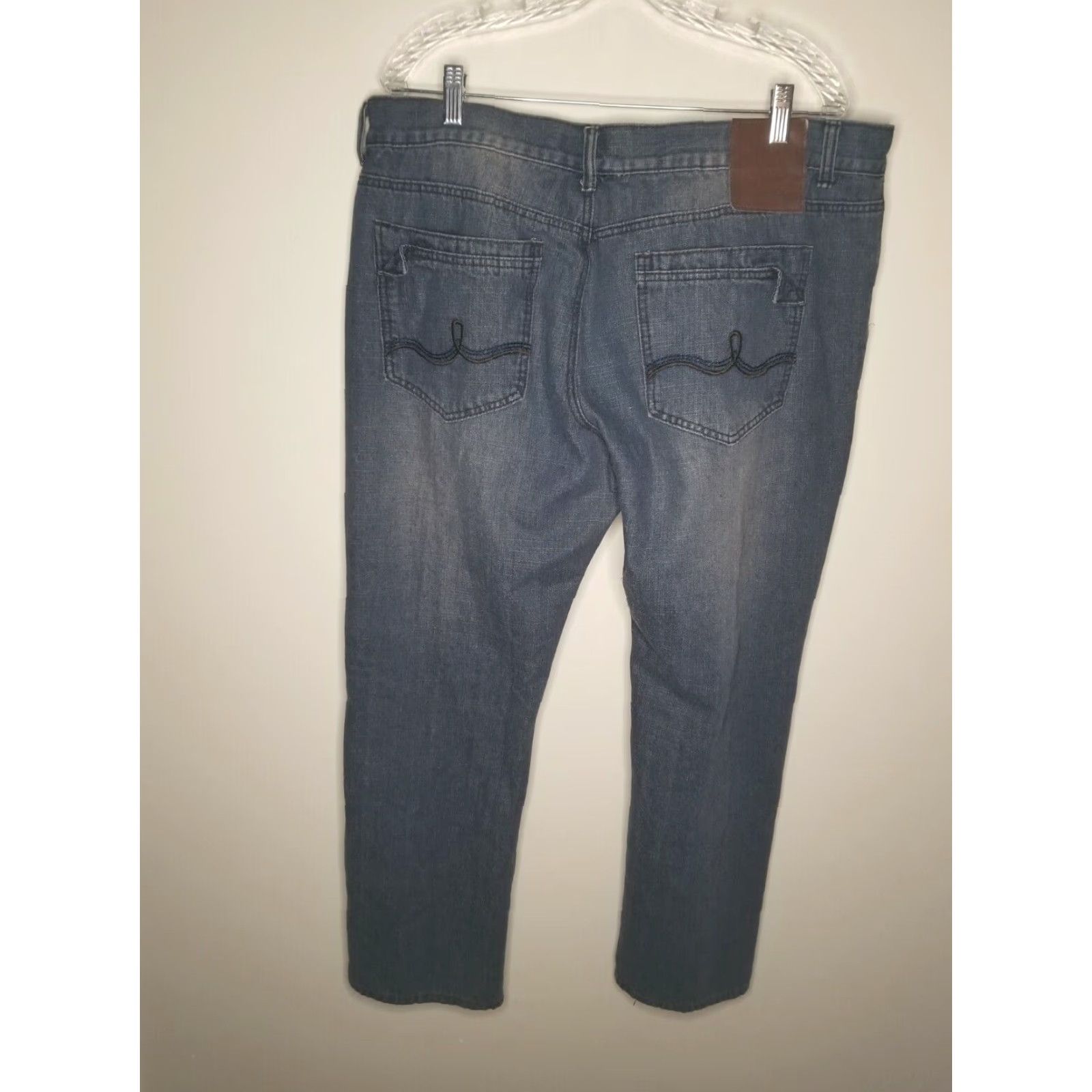 rokh VINTAGE Rok Jeans Men 40/34 Blue Straight Size 40 Inseam 34 Mens Size US 40 / EU 56 - 4 Thumbnail