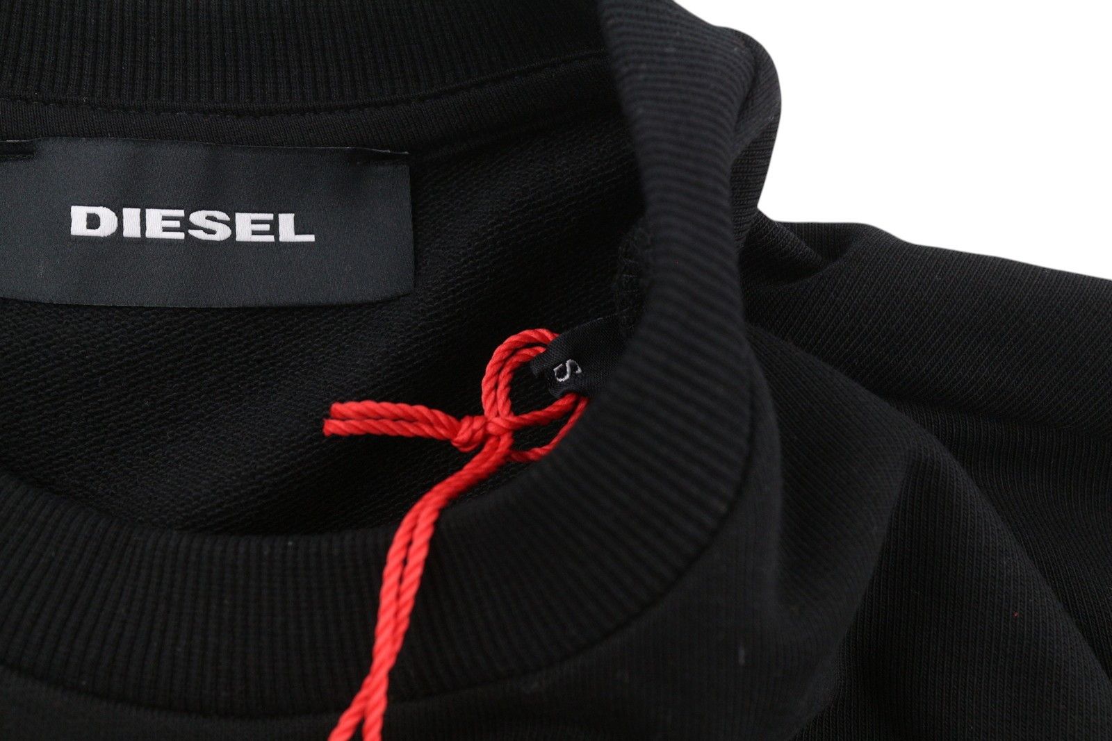 Diesel S-GINN-K24 S Black Front Logo Sweatshirt 41016 Size US S / EU 44-46 / 1 - 12 Thumbnail